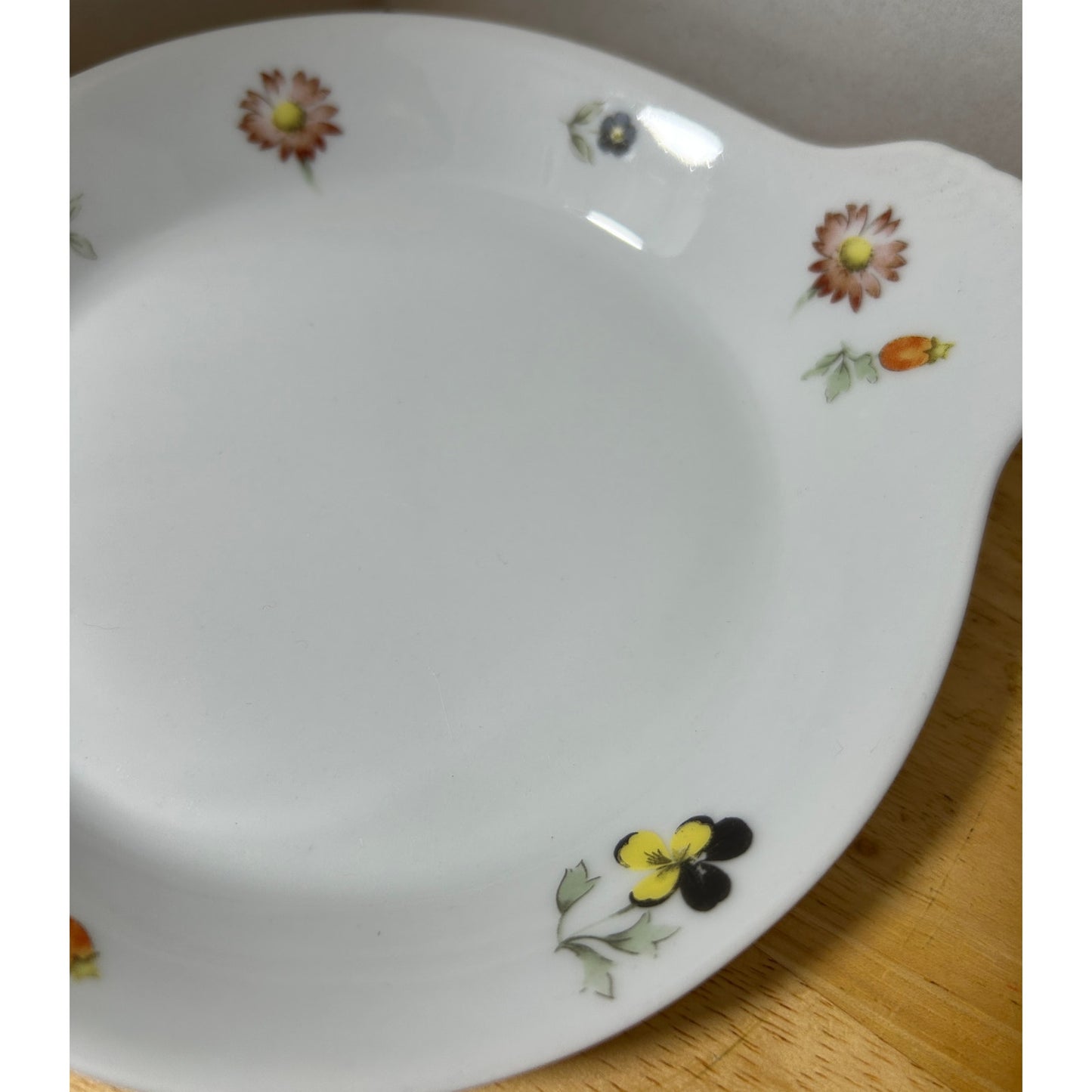 Trisa Fine Porcelain Floral Au Gratin Dishes Set of 5 Oven to Table
