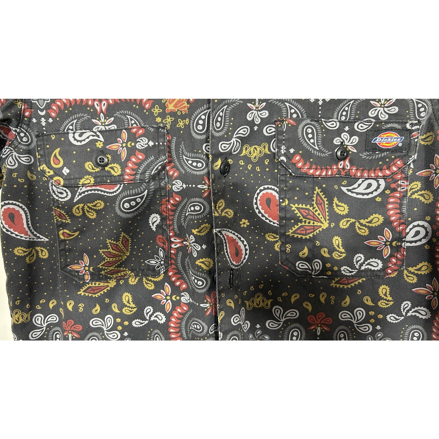 Dickies Paisley Patchwork Shirt & Pants Set Small 16x42 Regular Fit