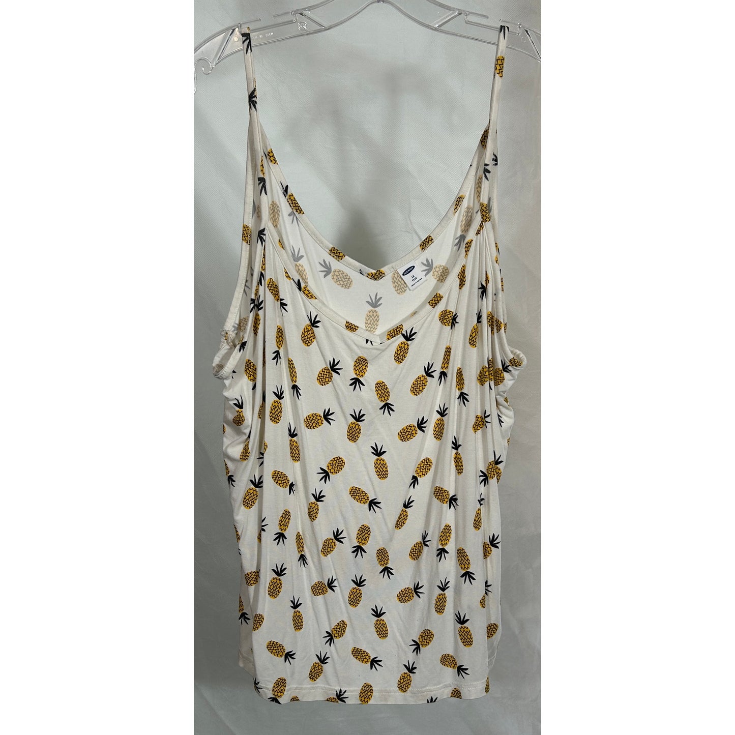 Old Navy Pineapple Print Scoop Tank Top Plus 1X