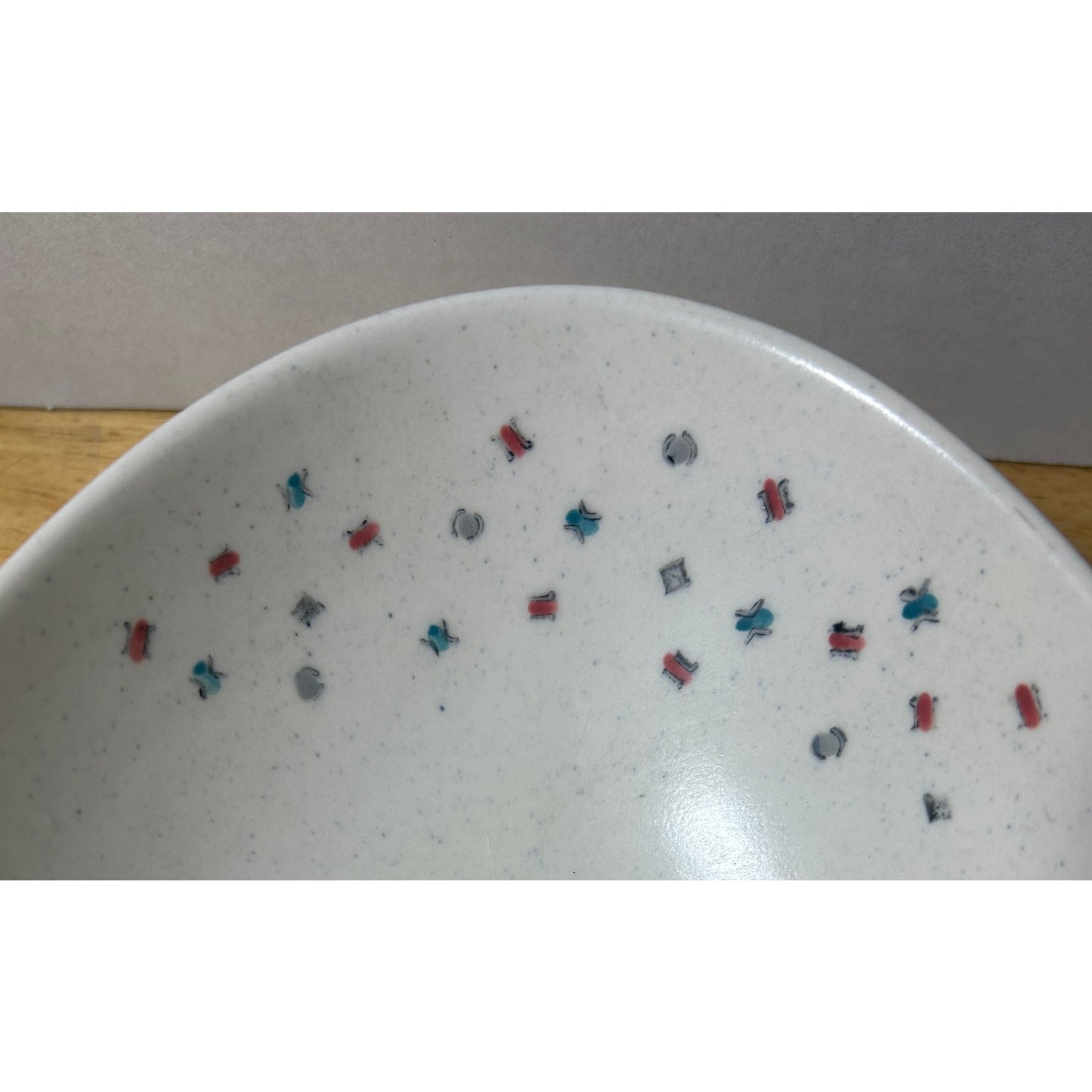 Metlox Poppytrail Confetti Speckled Divided Serving Dish – 11.5" Oval Bowl