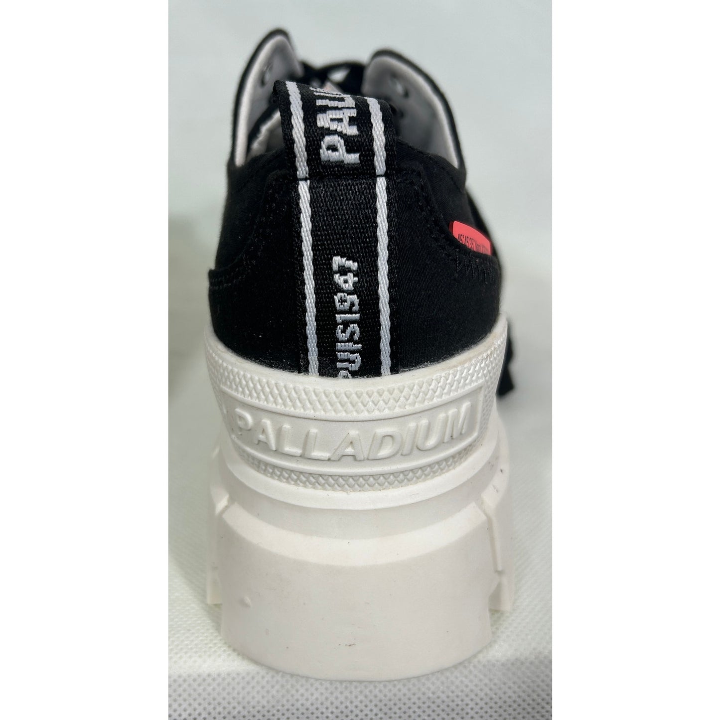 Palladium Chunky Platform Black Canvas Sneakers – US Size 9.5