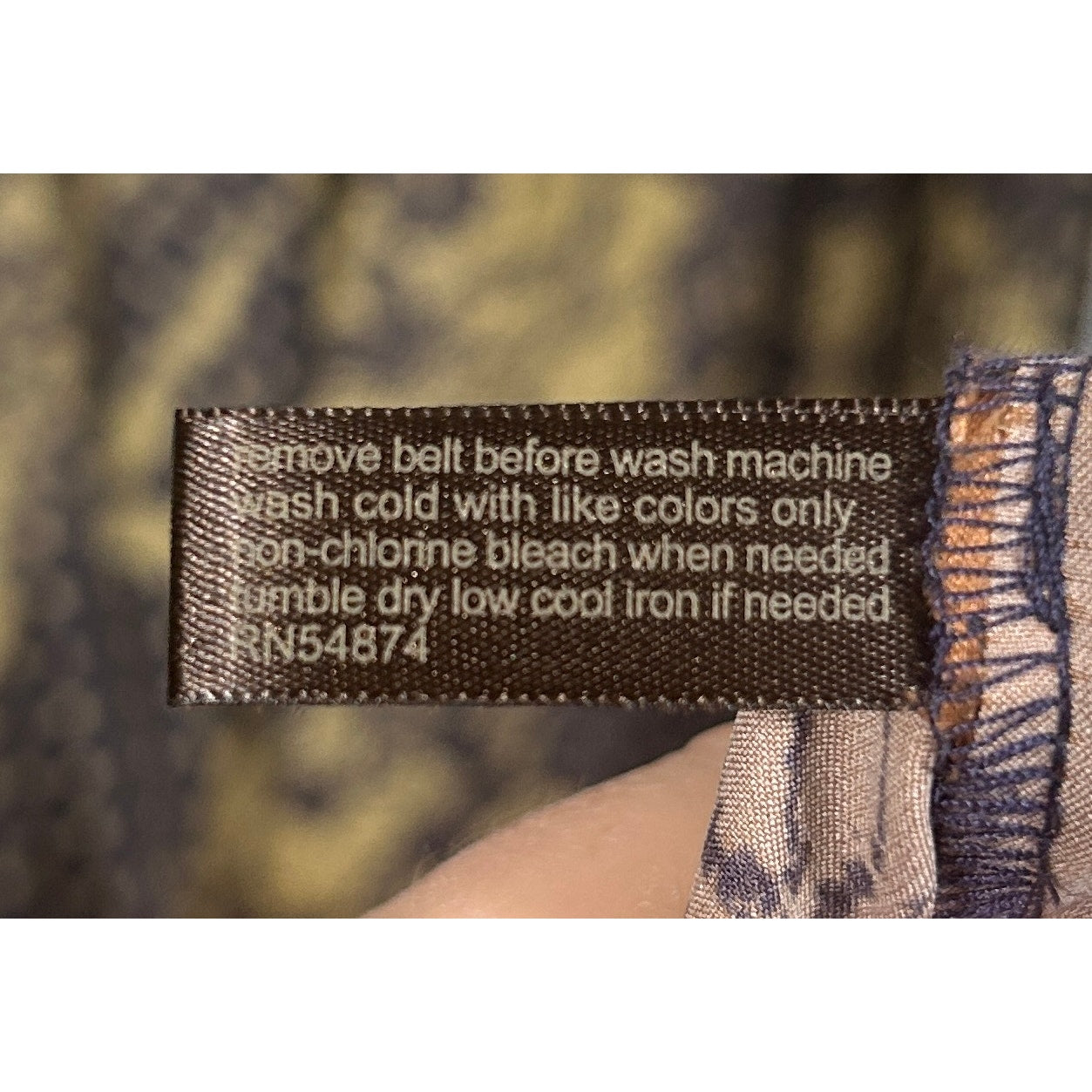 The Limited Sleeveless Cowl Neck Dress Abstract Lace Print Size L