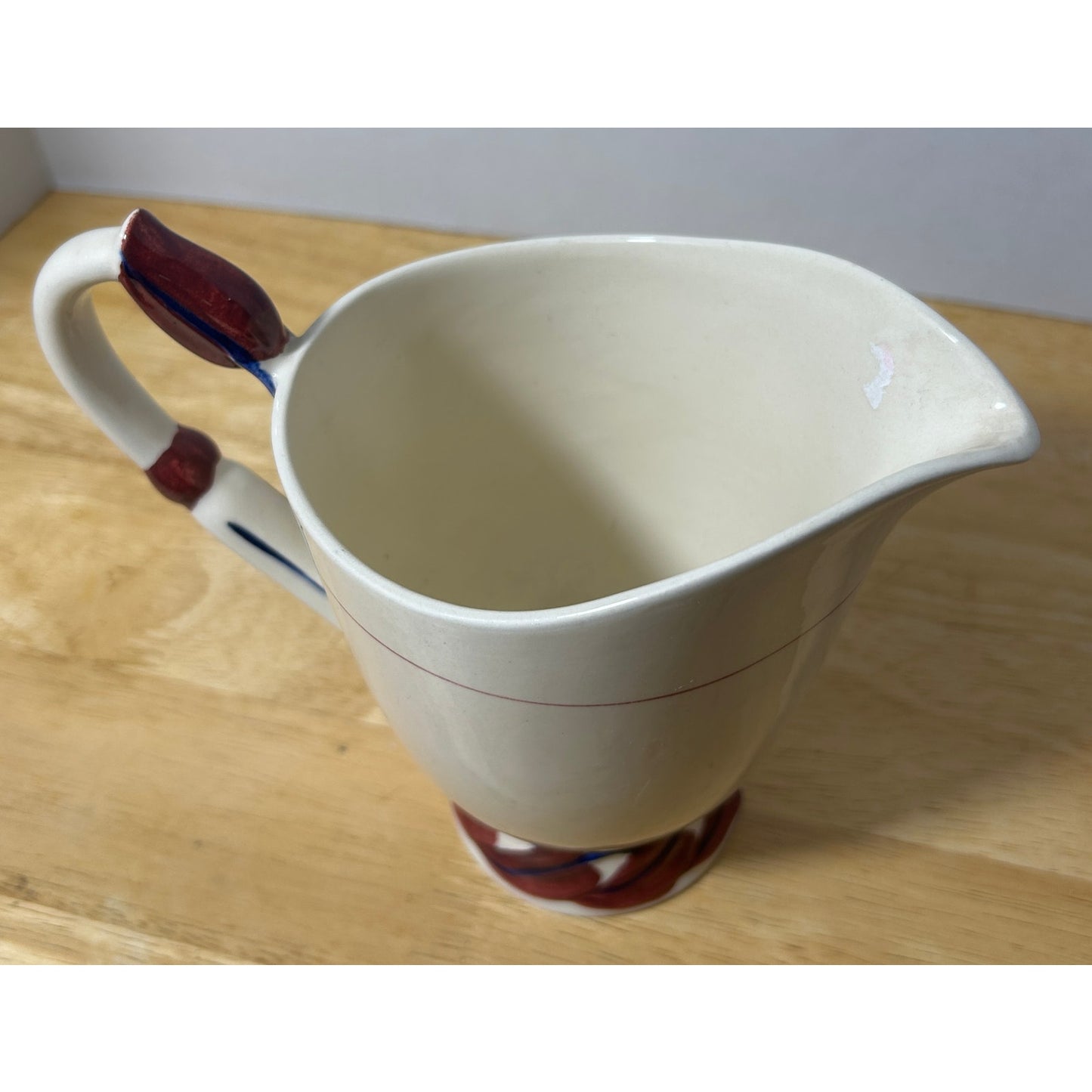 Vernon Kilns Monterey Creamer Pitcher – Hand Painted California Pottery