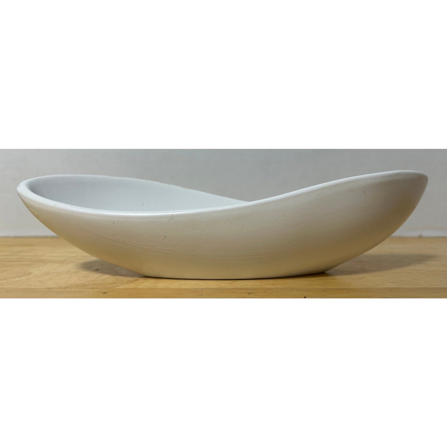 Vintage Ceramic Dish Set – Mariposa Italy & USA Footed Bowl, Modernist Form