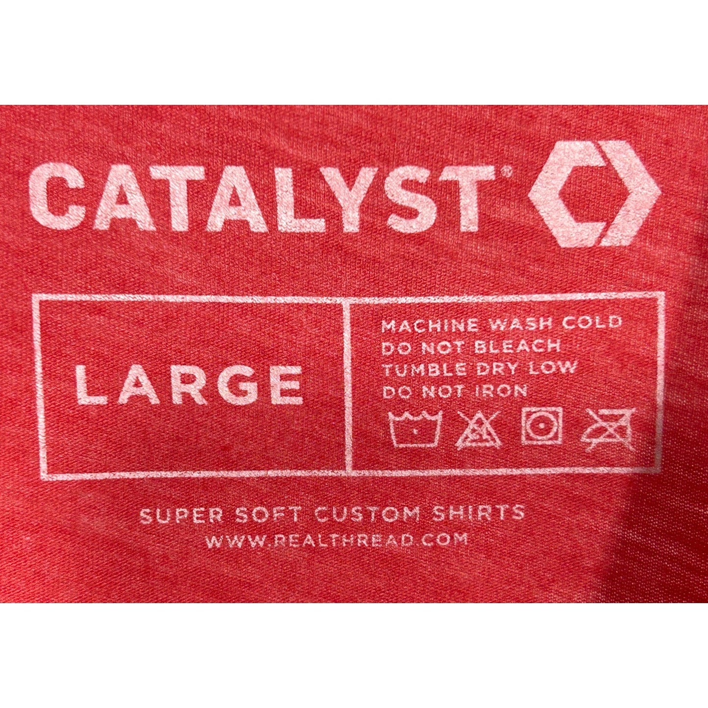 Catalyst Red Motivational Tee Kids L / Adult S “One Day at a Time” Shirt