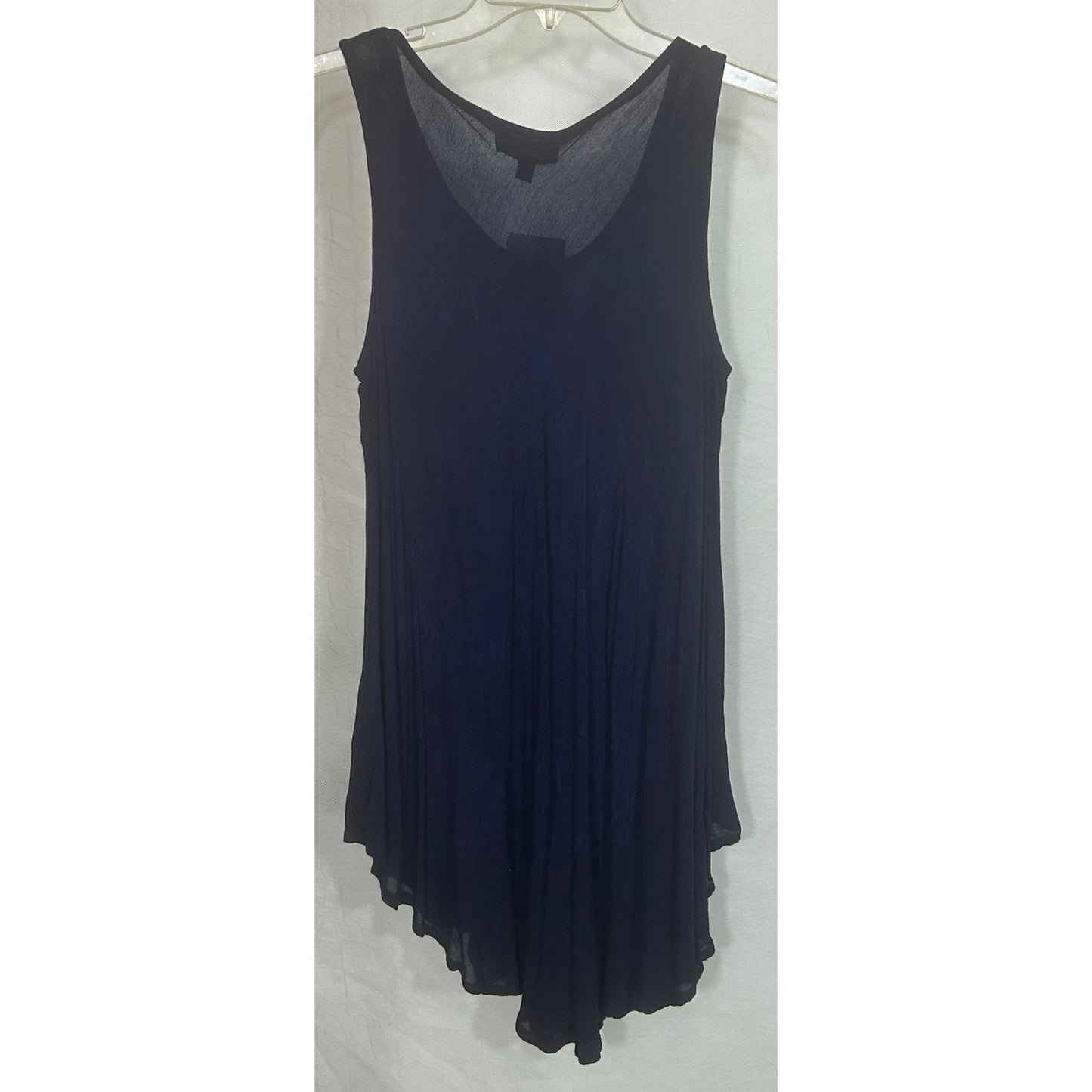 Greater Good Purple Batik Sleeveless Top Free Size Rayon Sequin Detail