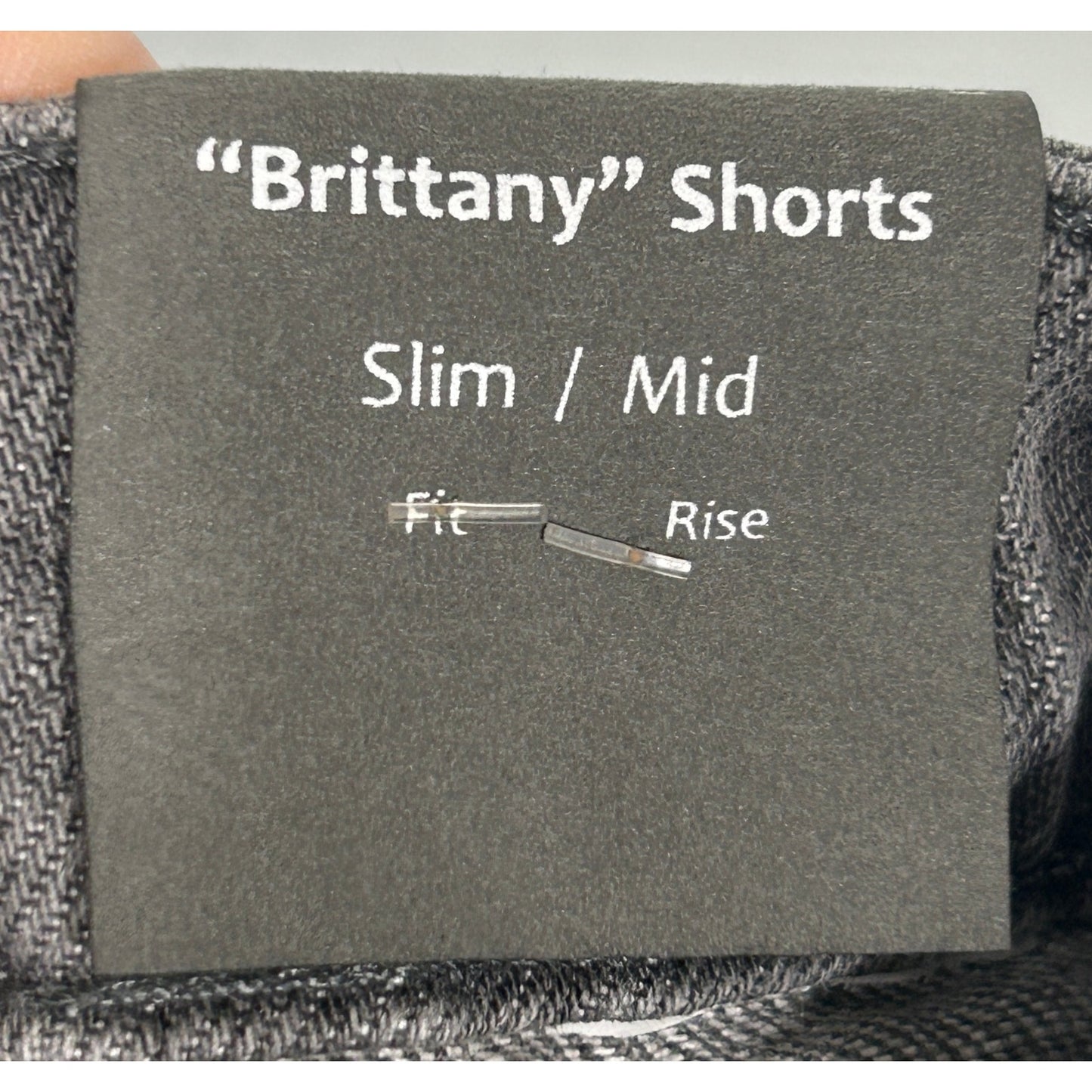 Tractr Brittany Black Denim Shorts Size 00 Mid Rise Raw Hem Cutoffs NWT