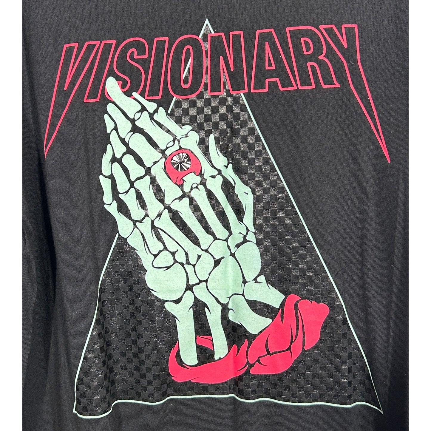 Rocksmith RS‑1 “Visionary” Skeleton Hands XL Graphic Tee – 100% Cotton