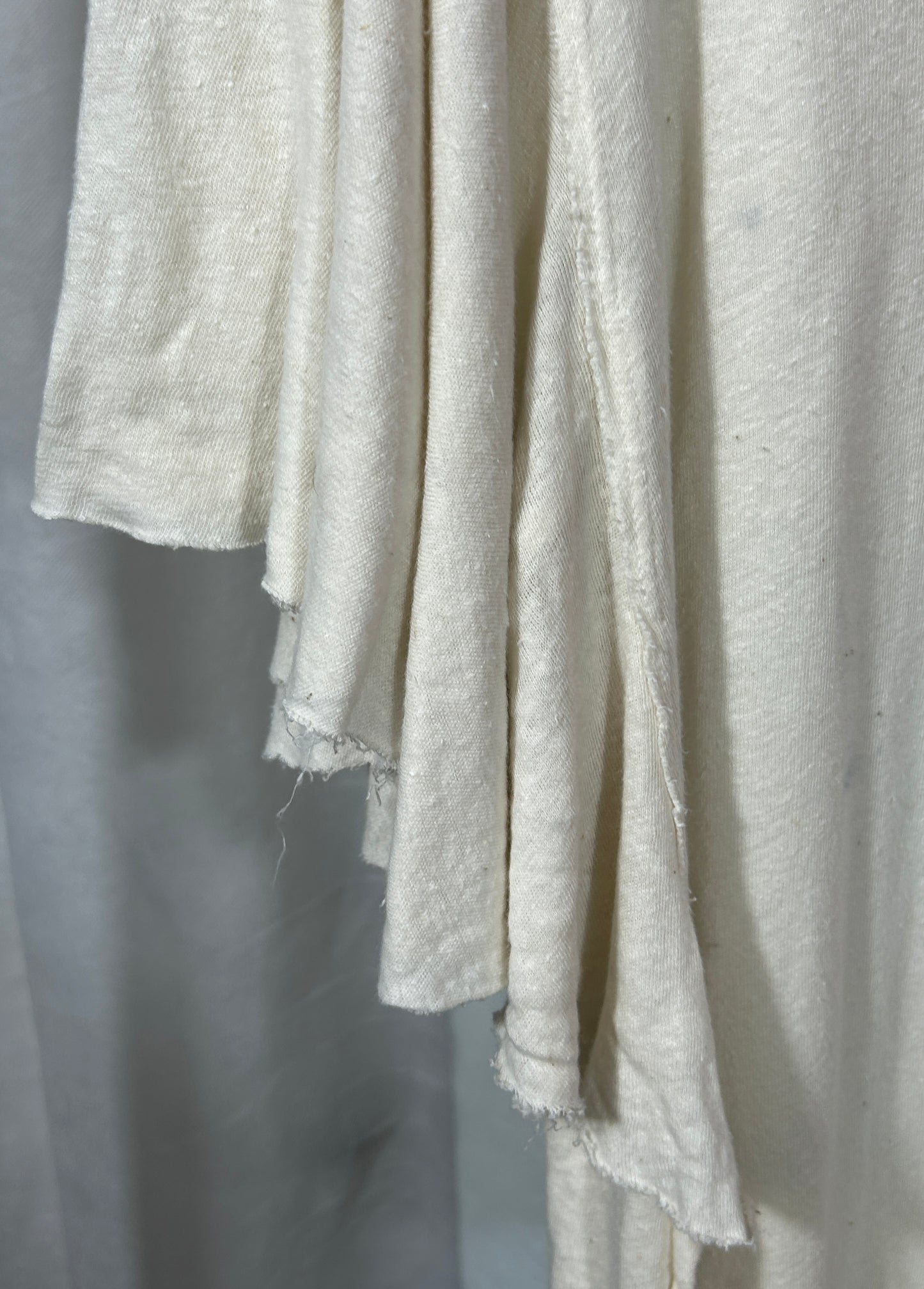 T.La Ivory Boho Batwing Sleeve Top – Organic Cotton & Hemp – Women's XL
