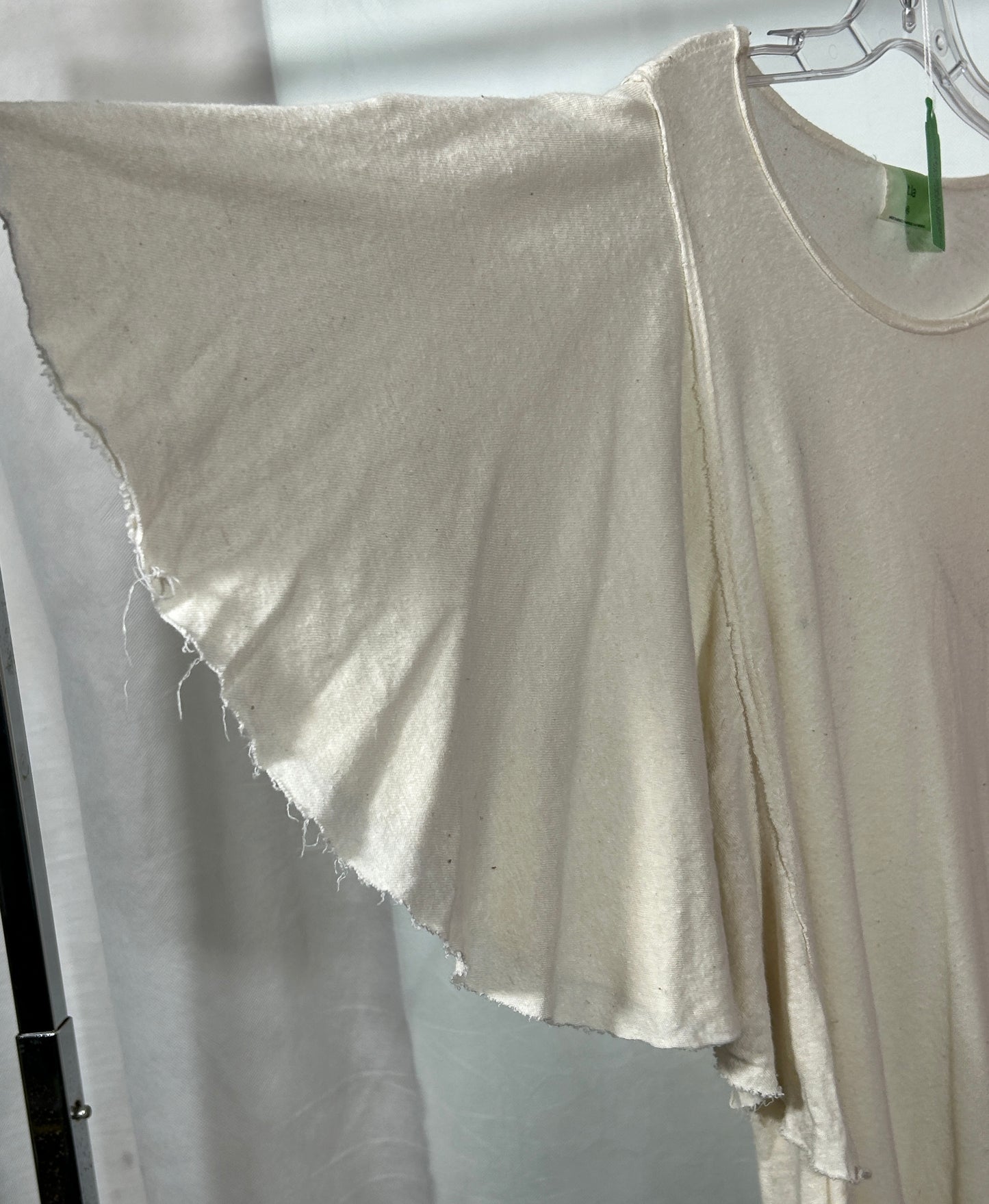 T.La Ivory Boho Batwing Sleeve Top – Organic Cotton & Hemp – Women's XL