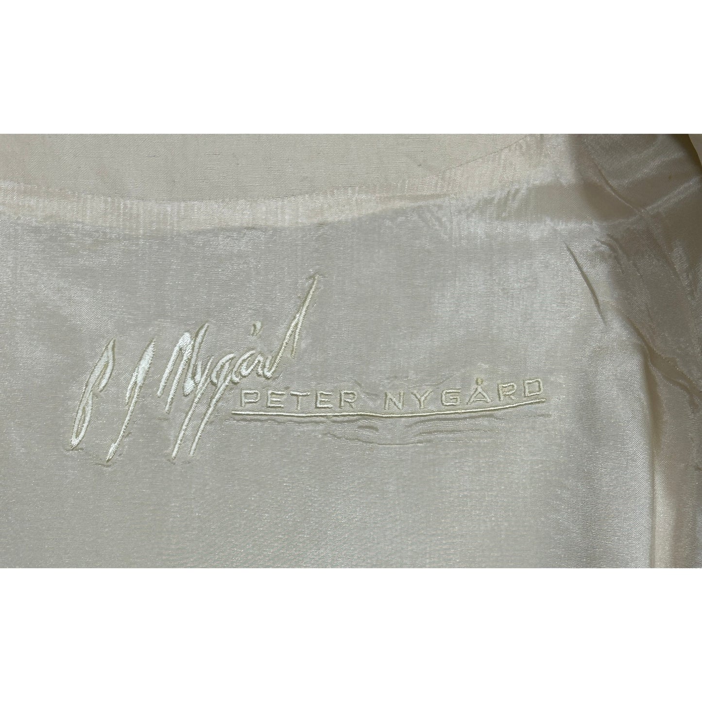Peter Nygard Linen Blend Button Jacket Beige Utility Style Size 14