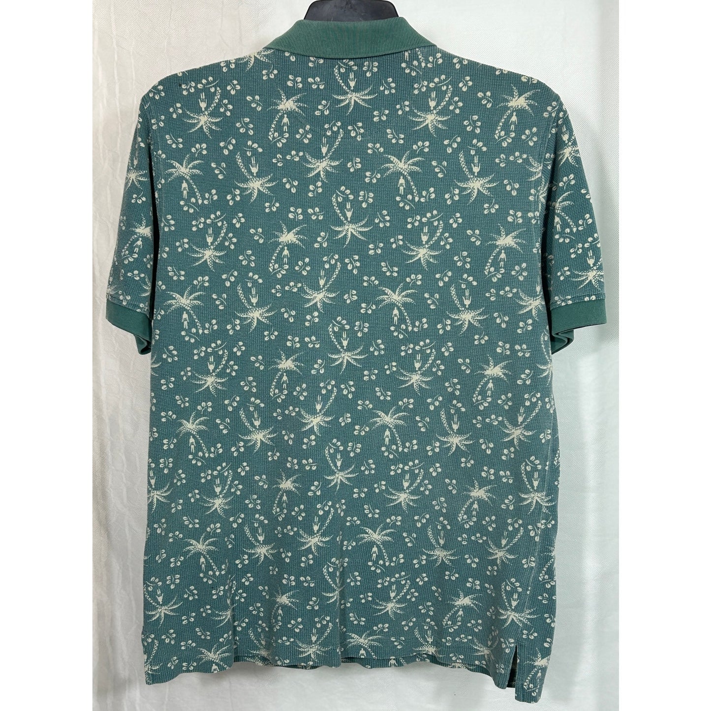 Vintage L.L. Bean Made in Jamaica Palm Tree Polo Shirt Men's Medium