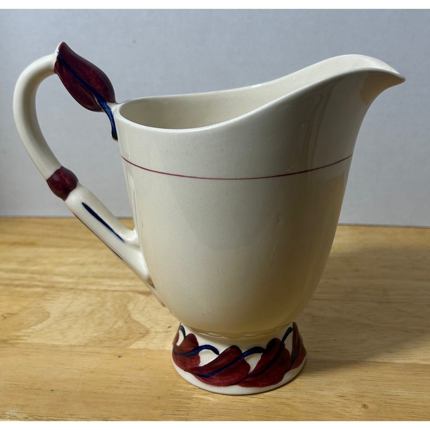 Vernon Kilns Monterey Creamer Pitcher – Hand Painted California Pottery