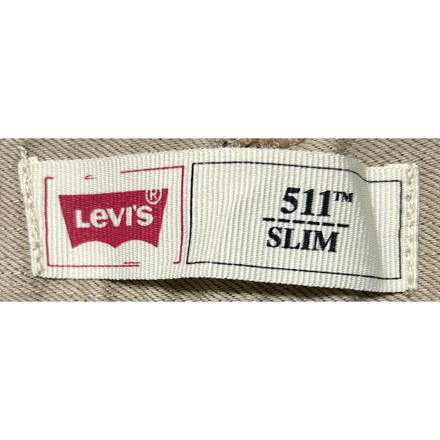 Levi's 511 Slim Fit Khaki Jeans 18 REG W29 L29 Youth Boys Cotton Blend