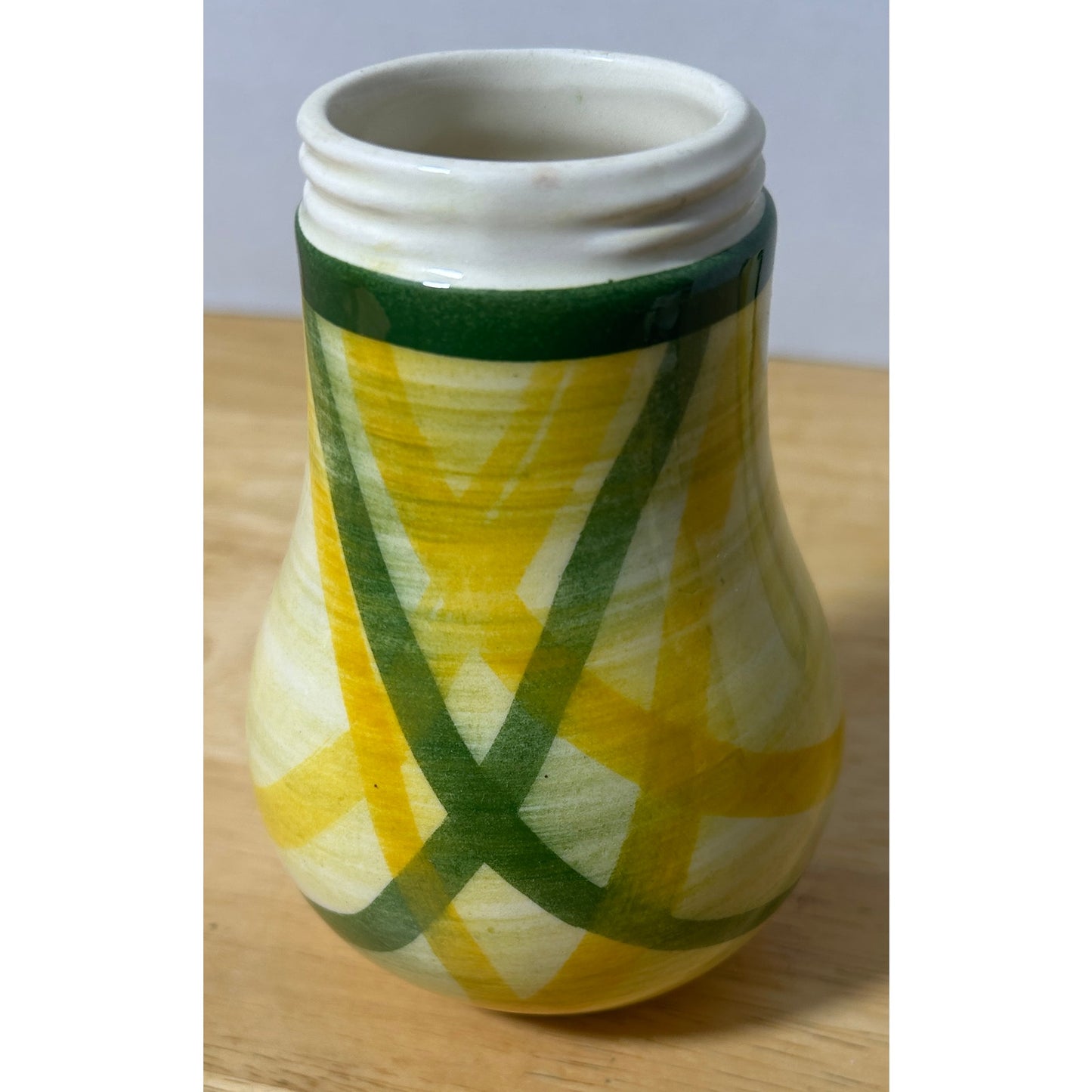 Vernonware Gingham Hand-Painted Creamer & S&P Shakers Set – California USA
