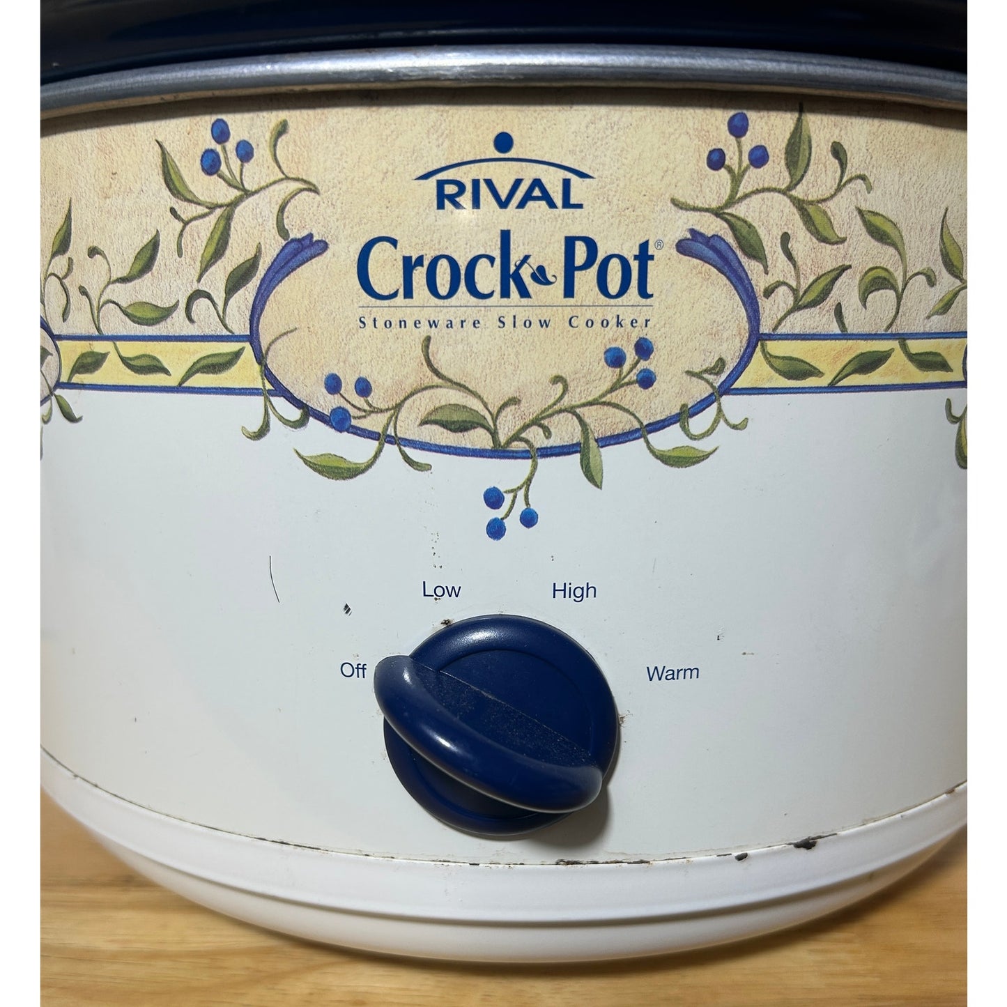 Vintage Rival Crock-Pot Stoneware Slow Cooker, Model SCR509