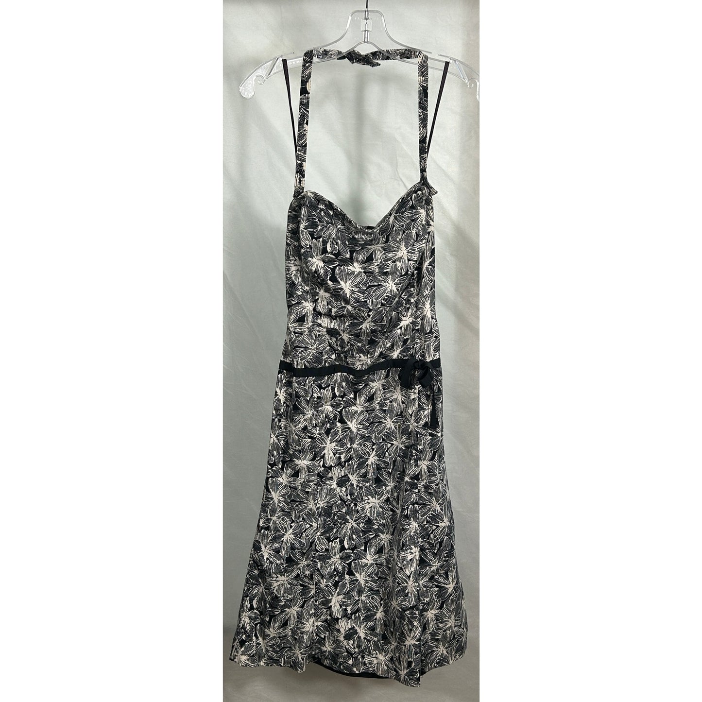 Sigrid Olsen Collection Black & White Floral Dress - Size 4