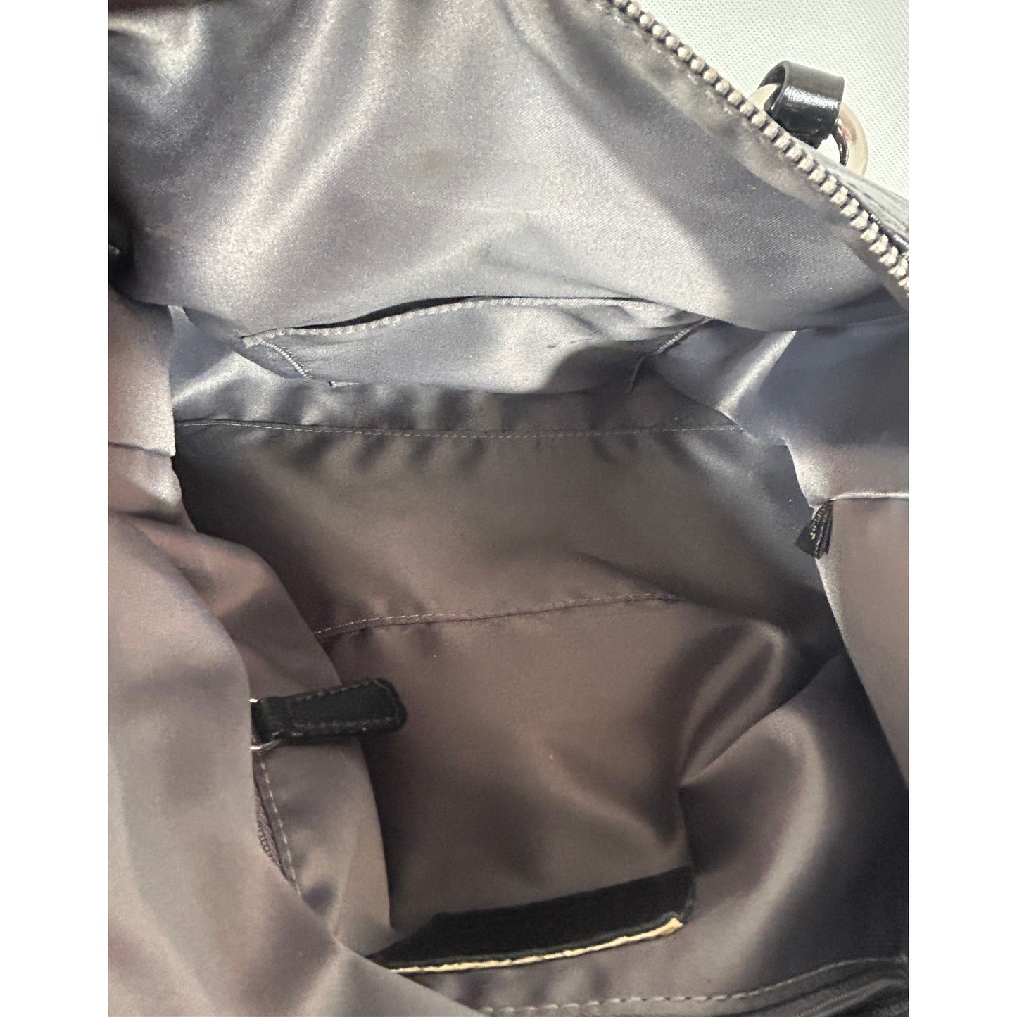 Coach Signature Canvas & Leather Satchel Bag Black Silver Hardware 15″ x 8″