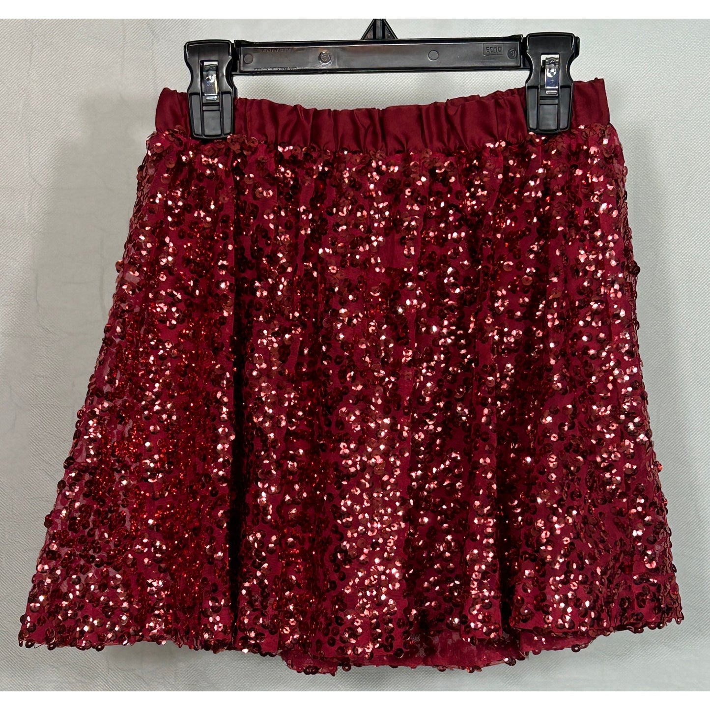 Cherokee Red Sequin Skirt Girls Size 10/12