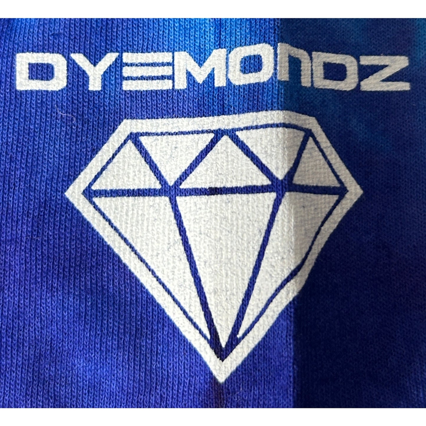DYE-MONDZ Blue Green Cloud Tie Dye T-Shirt Gildan XL 100% Cotton