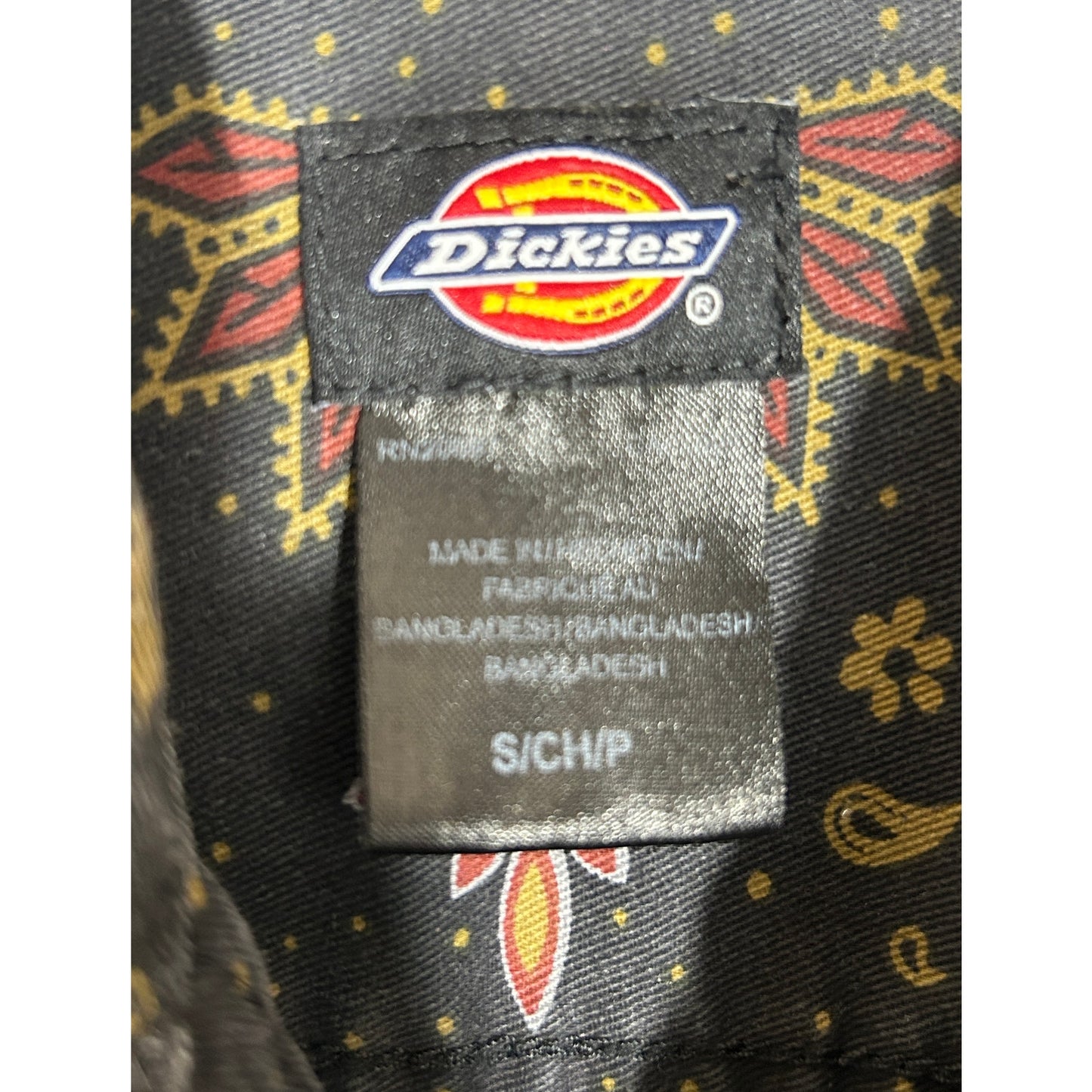 Dickies Paisley Patchwork Shirt & Pants Set Small 16x42 Regular Fit