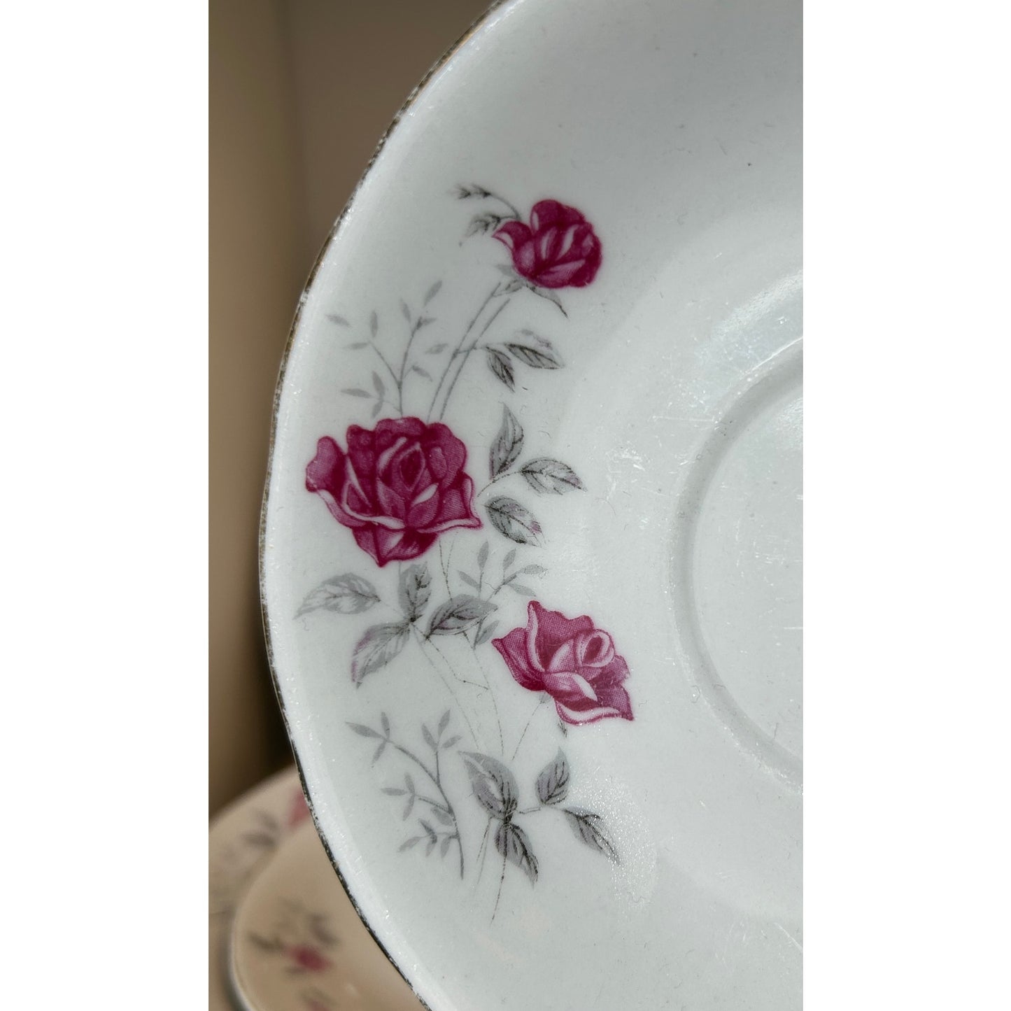 Northridge Fine Porcelain Victorian Rose 13pc Dinnerware Set