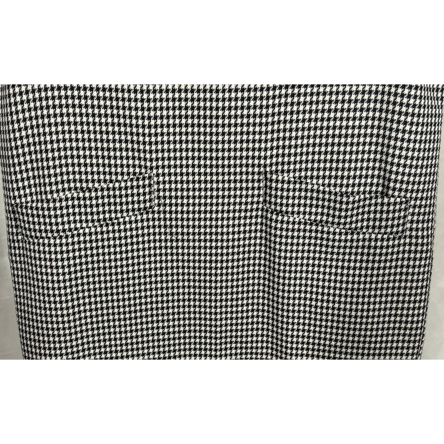 Michele Houndstooth Sleeveless Sheath Dress Size 6 – Lined, Pockets, USA Made