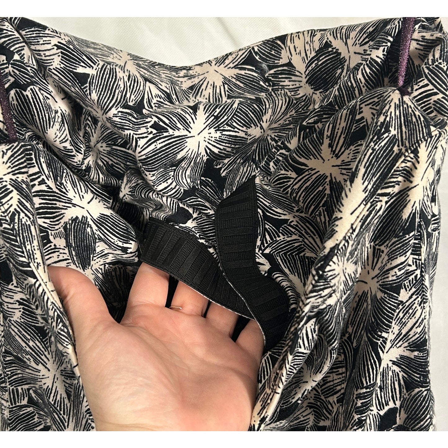 Sigrid Olsen Collection Black & White Floral Dress - Size 4