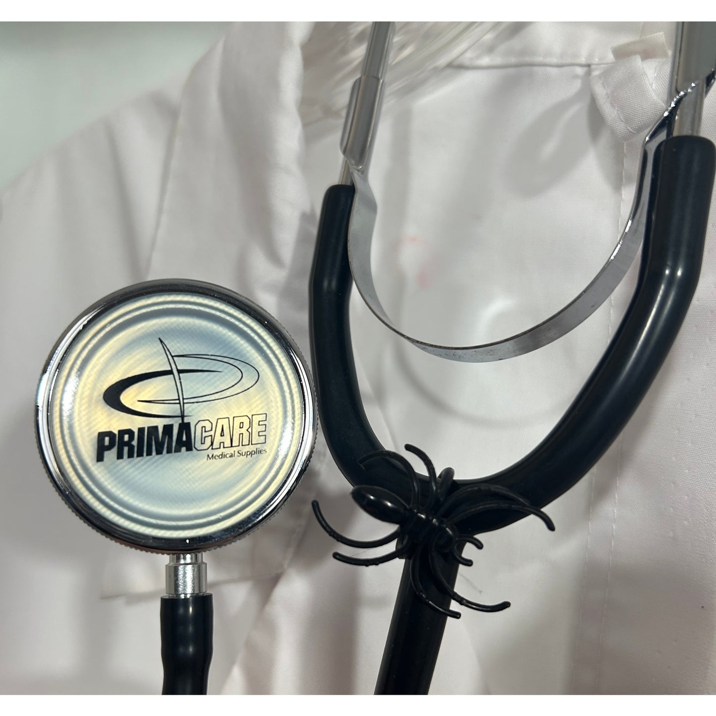 Witch Doctor Costume Lab Coat with Real Stethoscope – 42” Long