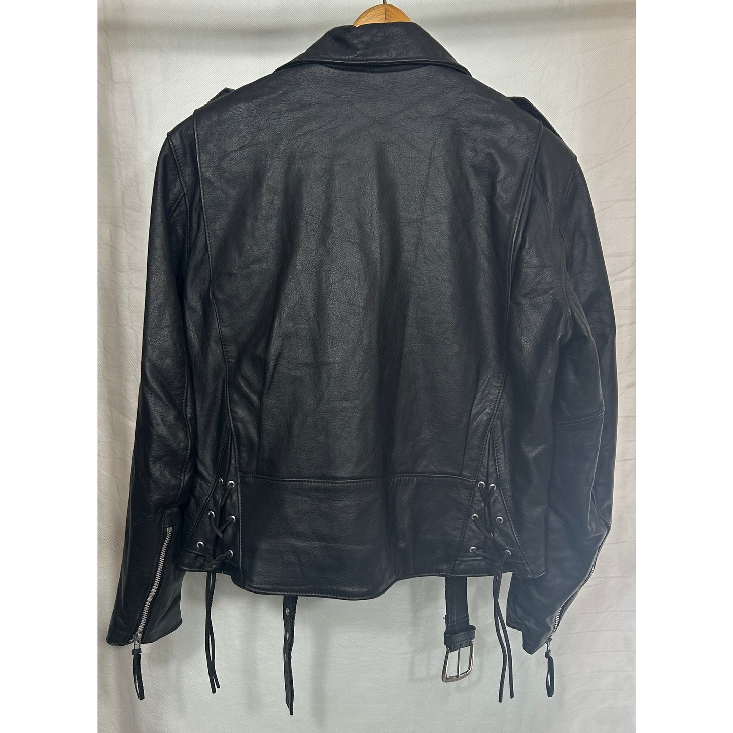 Harley-Davidson Black Leather Biker Jacket Women’s M | Made in USA