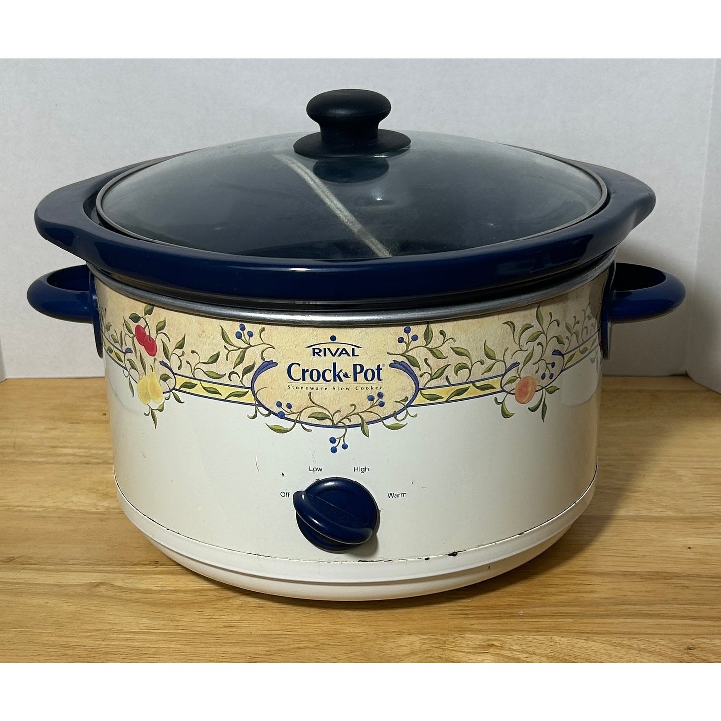 Vintage Rival Crock-Pot Stoneware Slow Cooker, Model SCR509