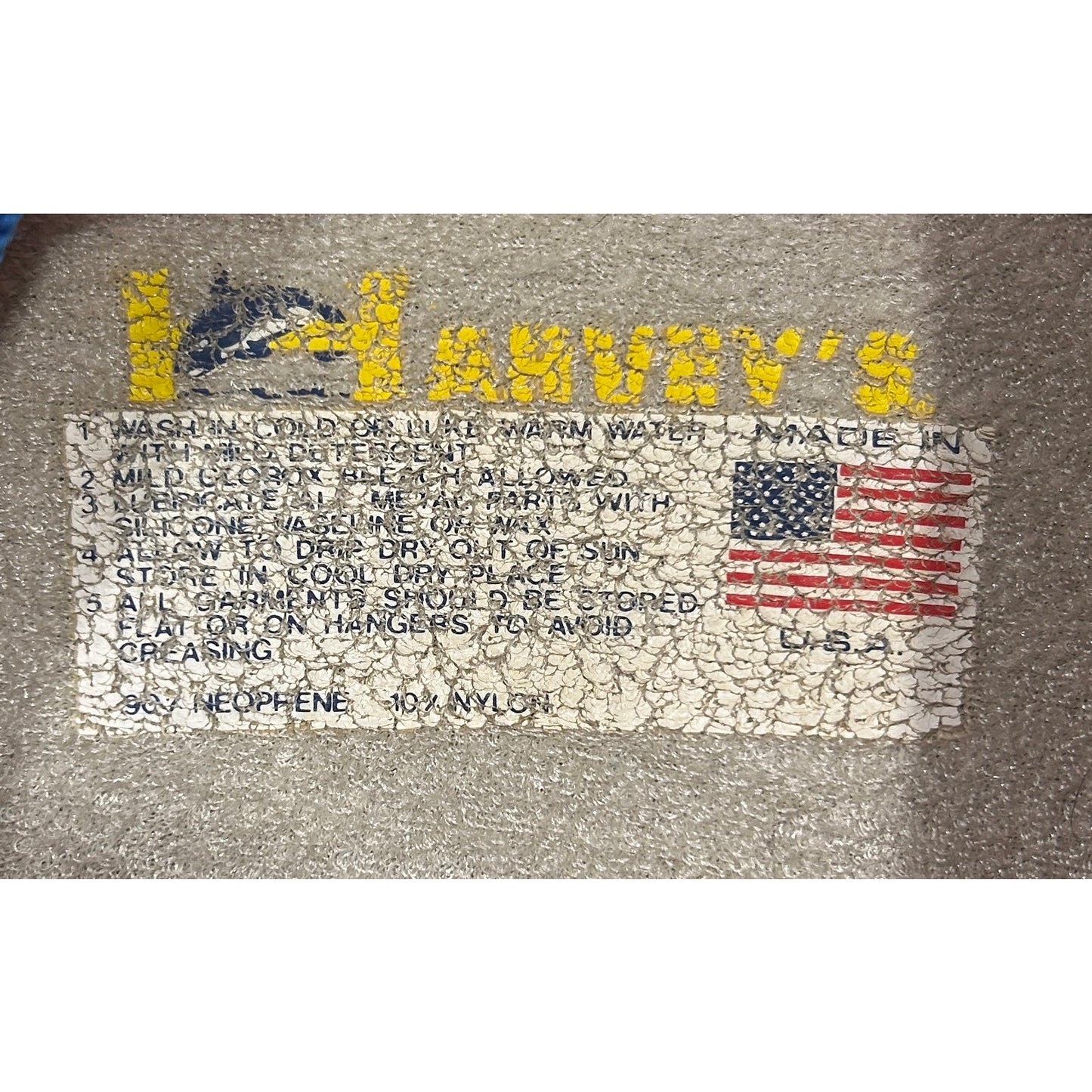 Vintage Harvey’s Designer Series Wetsuit 2-Piece Neoprene Scuba Surf Costume