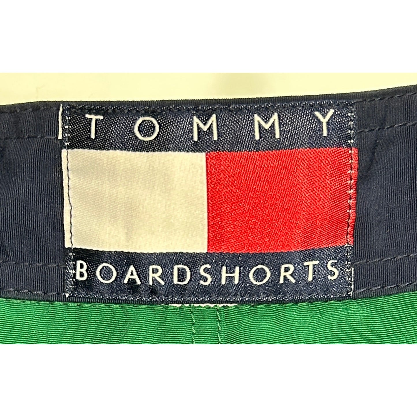 Tommy Hilfiger Green Colorblock Board Shorts Trunks Size XL
