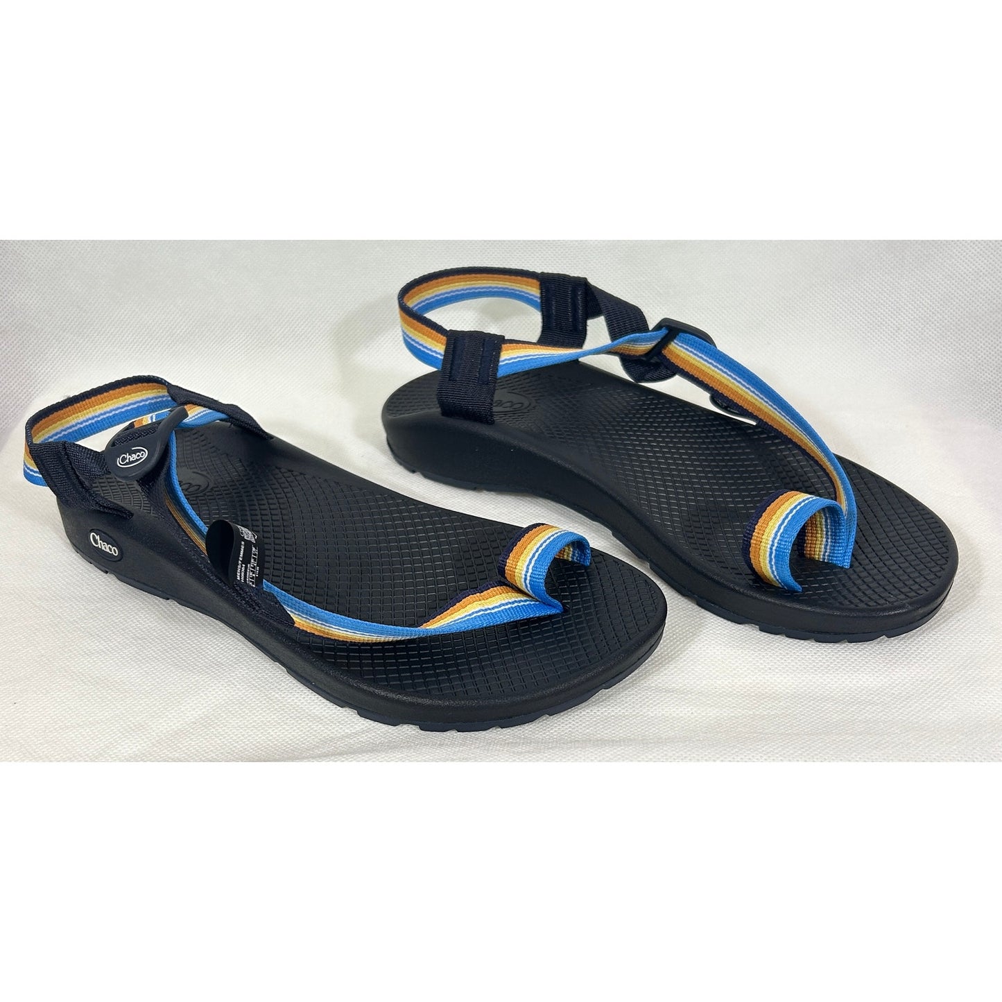Men’s Chaco Classic Toe‑Loop Sandals Size 10 Striped Webbing
