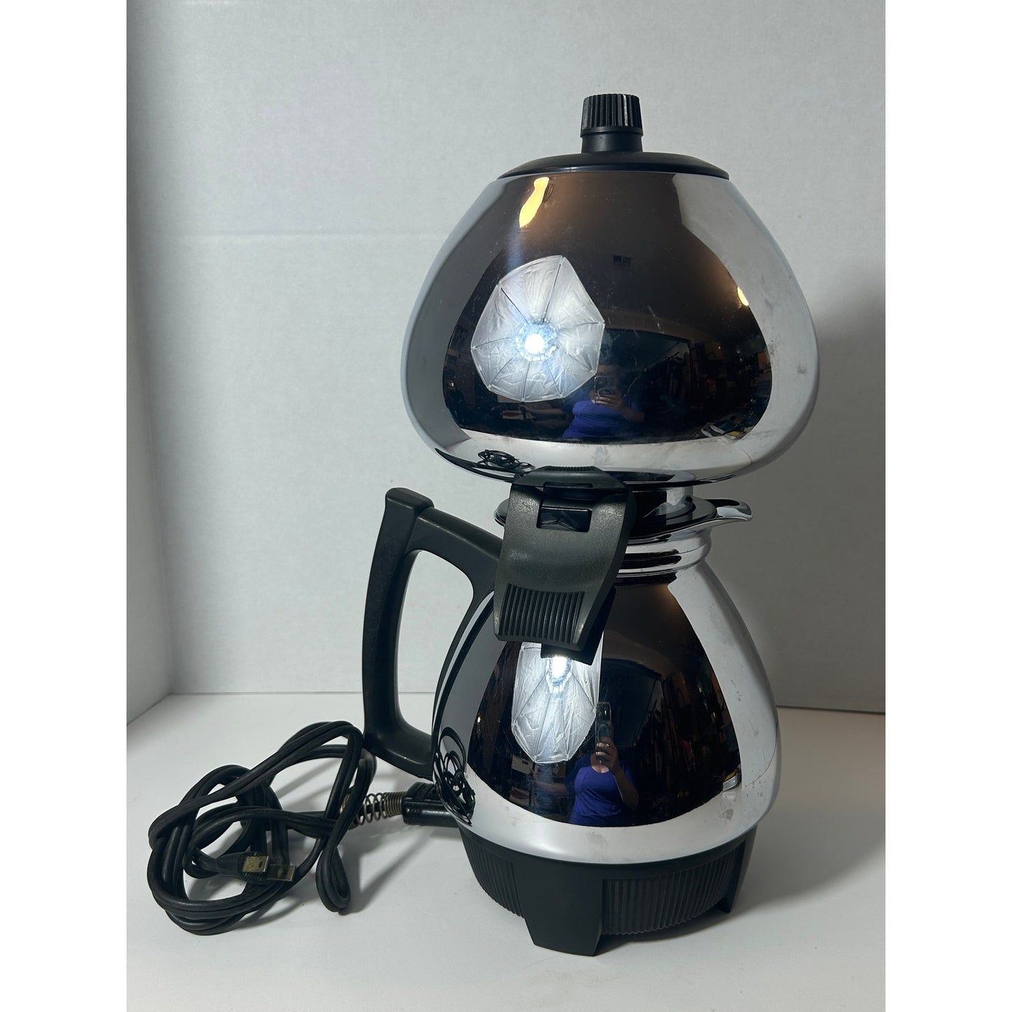 Vintage Sunbeam Coffeemaster G50 Double‑Bubble Vacuum Coffee Maker 14″