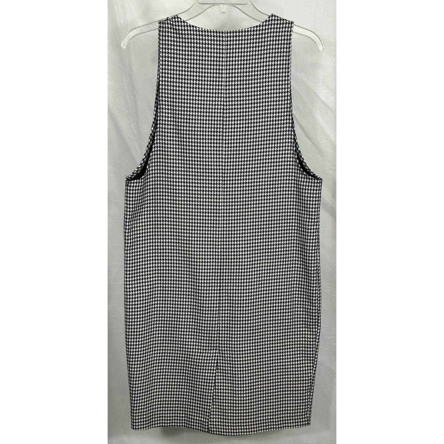 Michele Houndstooth Sleeveless Sheath Dress Size 6 – Lined, Pockets, USA Made