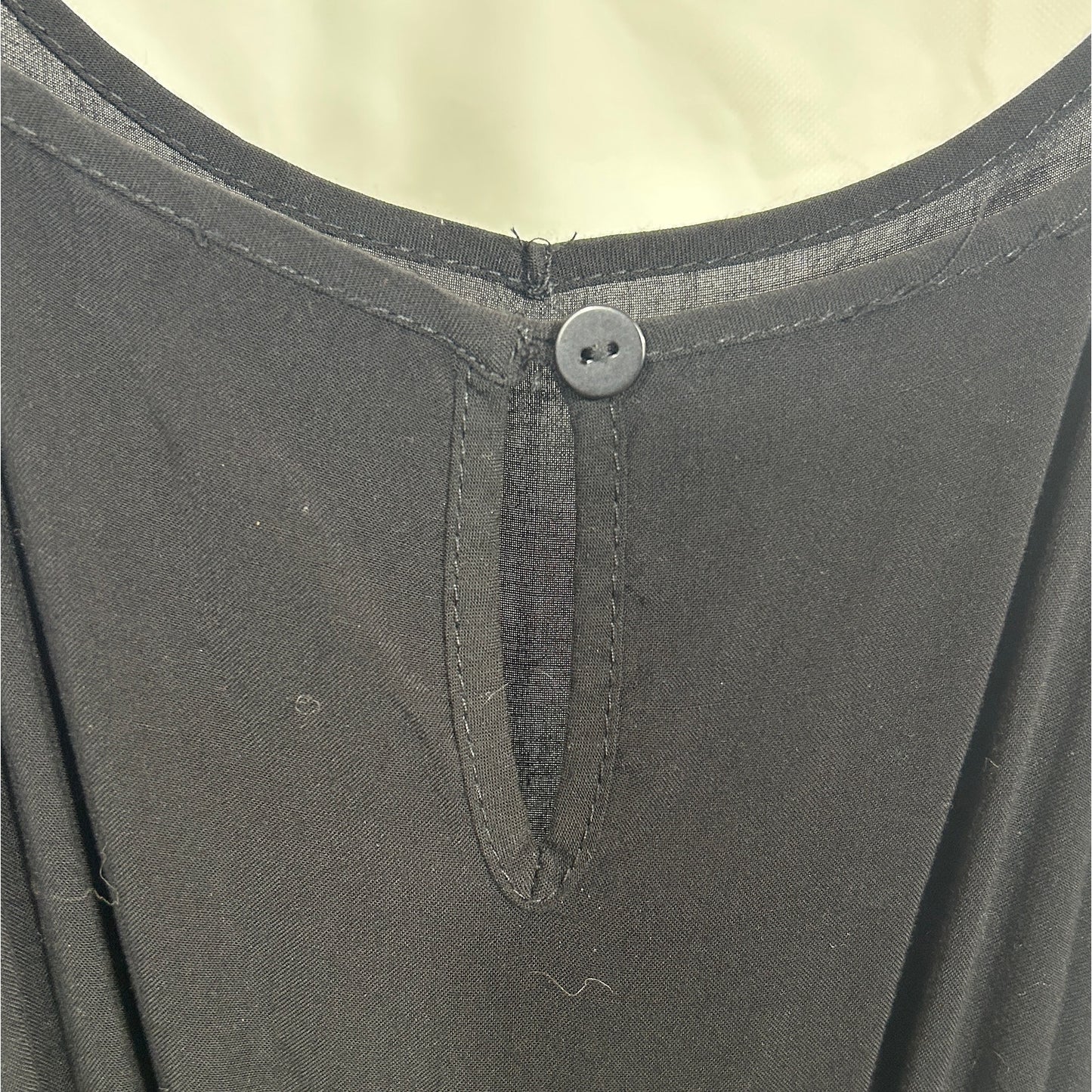 Factorie Black Sleeveless Jumpsuit with Adjustable Straps, Size Small