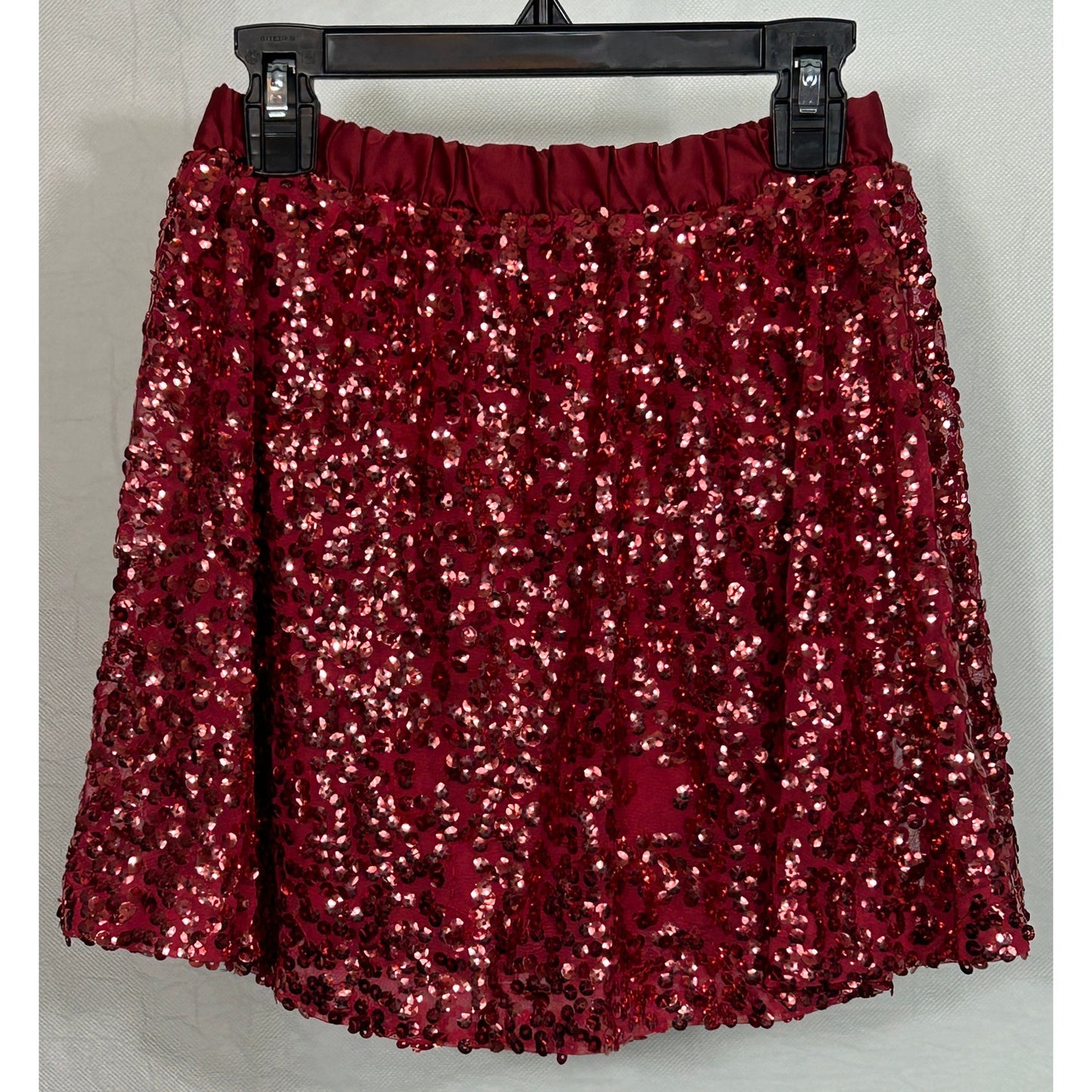 Cherokee Red Sequin Skirt Girls Size 10/12