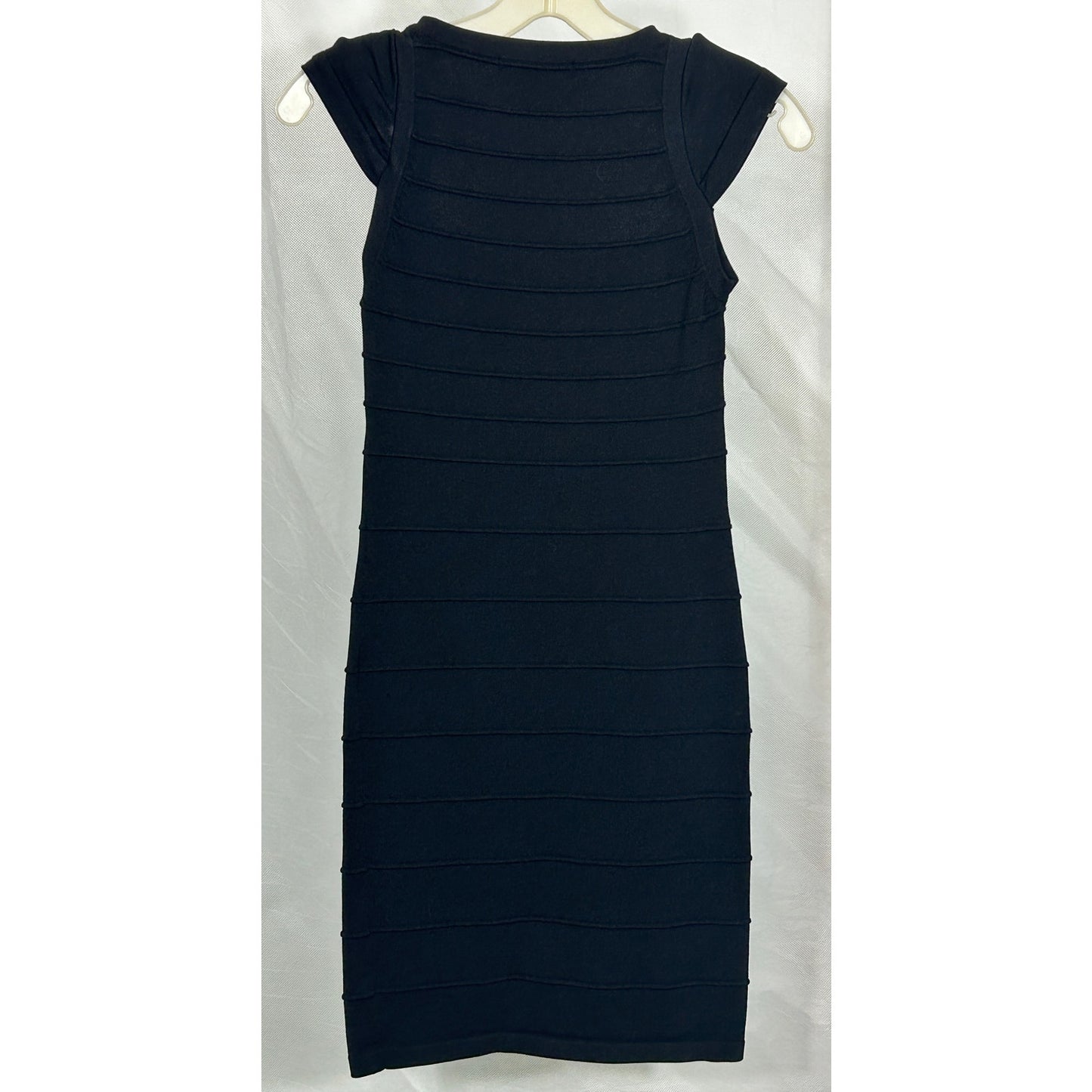 KOPA Black Bandage Bodycon Dress XS | Stretch Viscose Blend Mini Cocktail