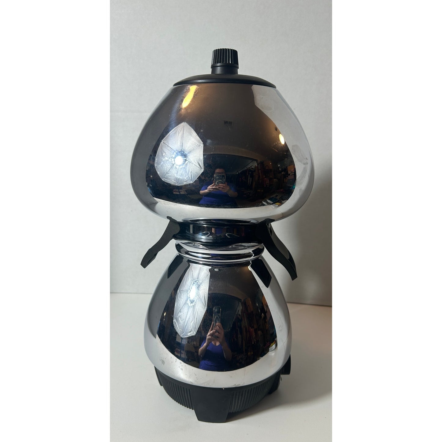 Vintage Sunbeam Coffeemaster G50 Double‑Bubble Vacuum Coffee Maker 14″