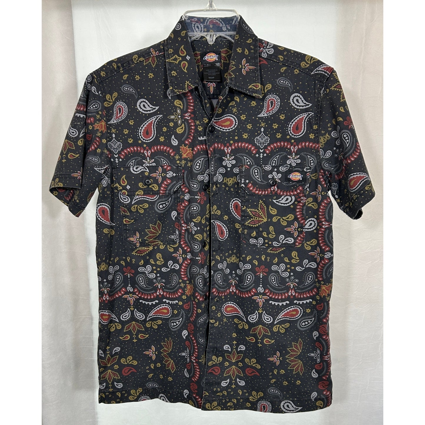 Dickies Paisley Patchwork Shirt & Pants Set Small 16x42 Regular Fit
