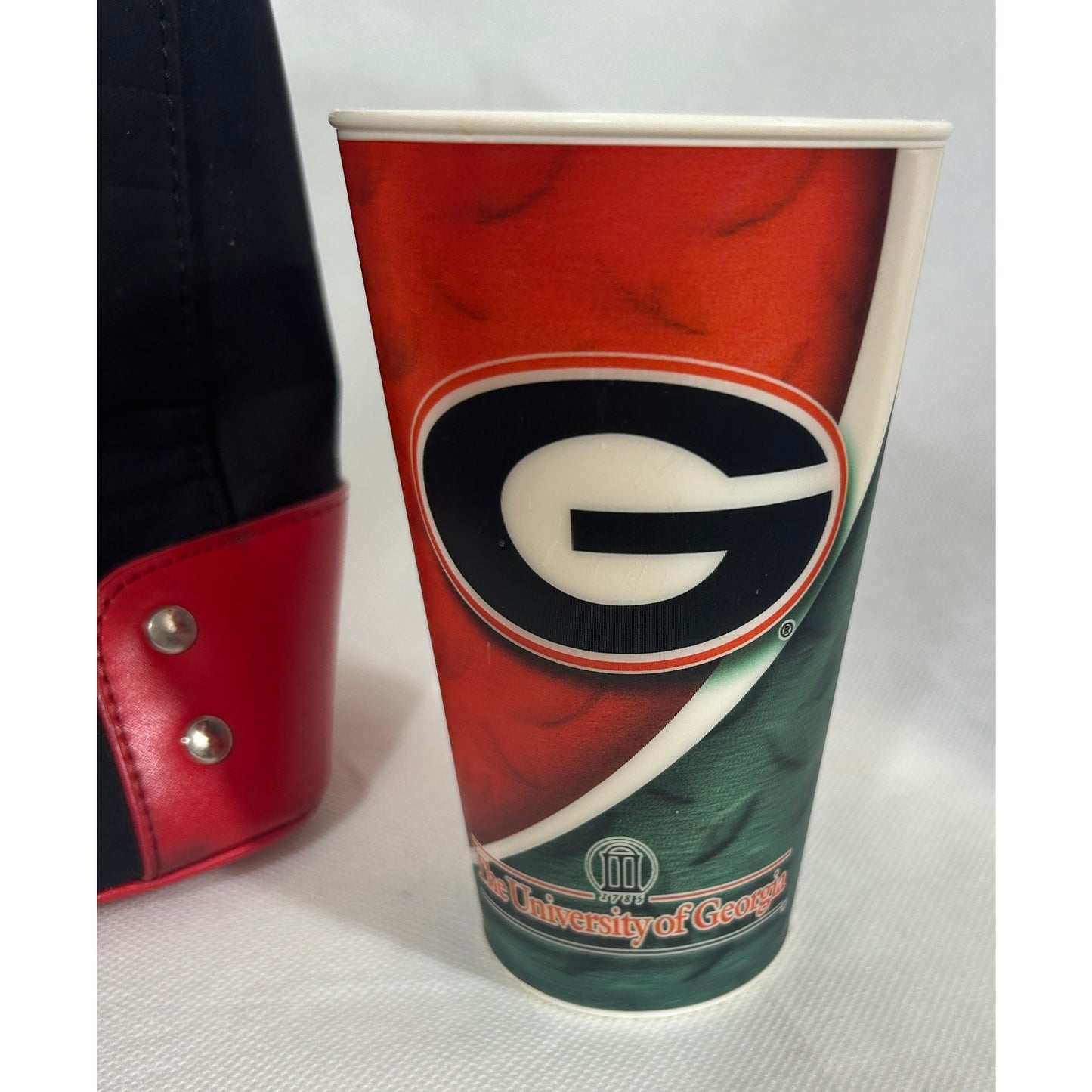 University of Georgia Purse & Spirit Cup Set – Black & Red Bulldog Logo