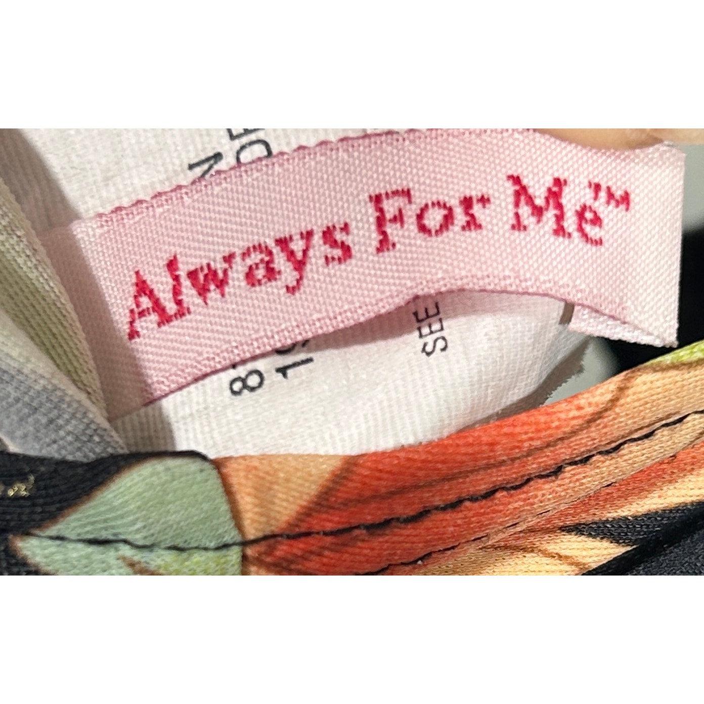 Always For Me Floral Skirted Swimsuit 20W Tropical Black One-Piece