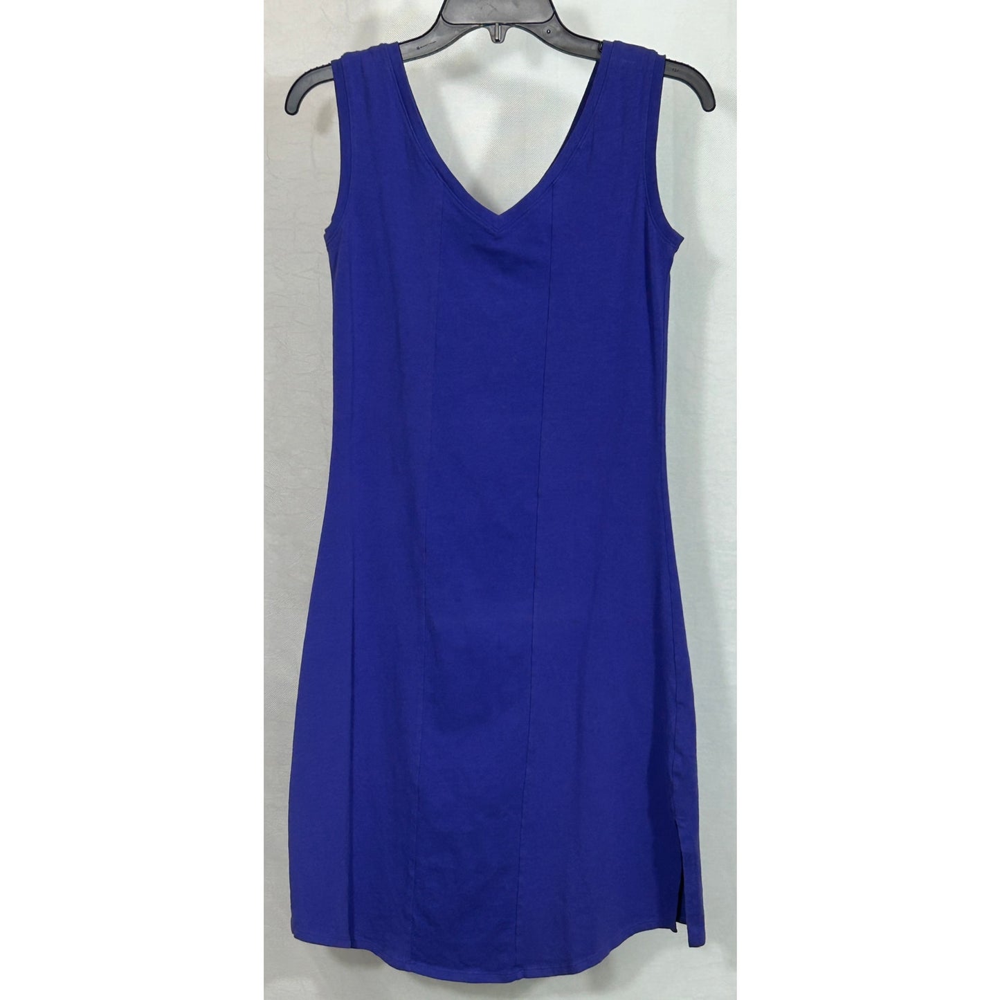 Maggie’s Organics Purple Sleeveless V-Neck Dress Size M Organic Cotton