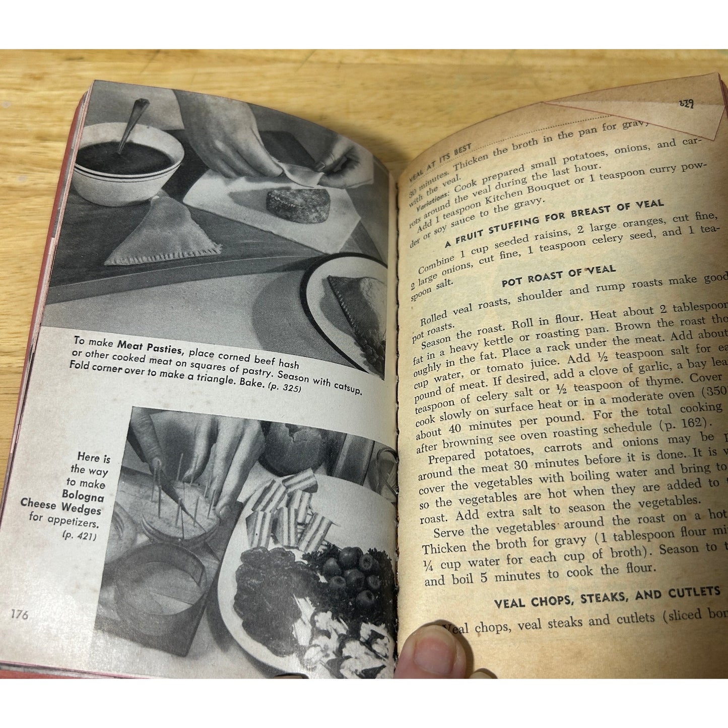 Vintage Kitchen & Homemaker Bundle: Taylor Thermometer + Cookbooks (4 pcs)