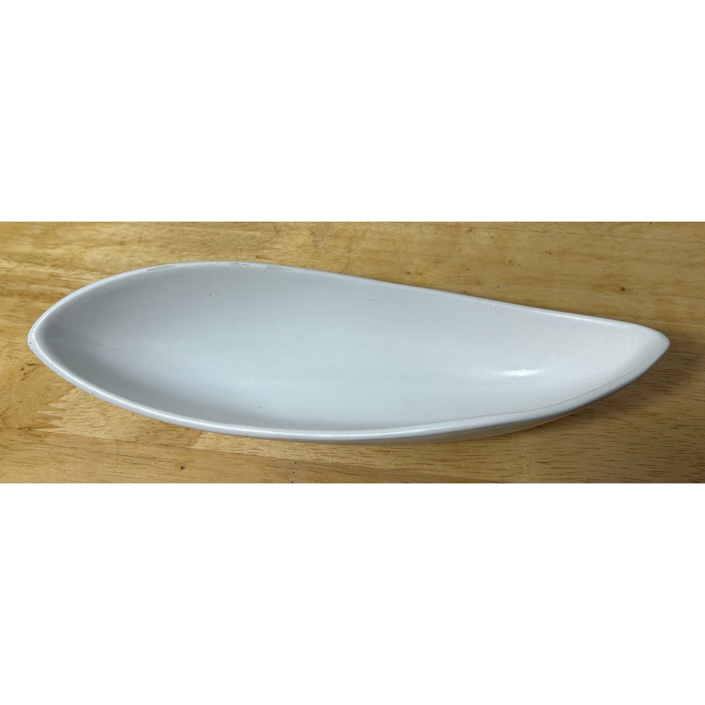Vintage Ceramic Dish Set – Mariposa Italy & USA Footed Bowl, Modernist Form
