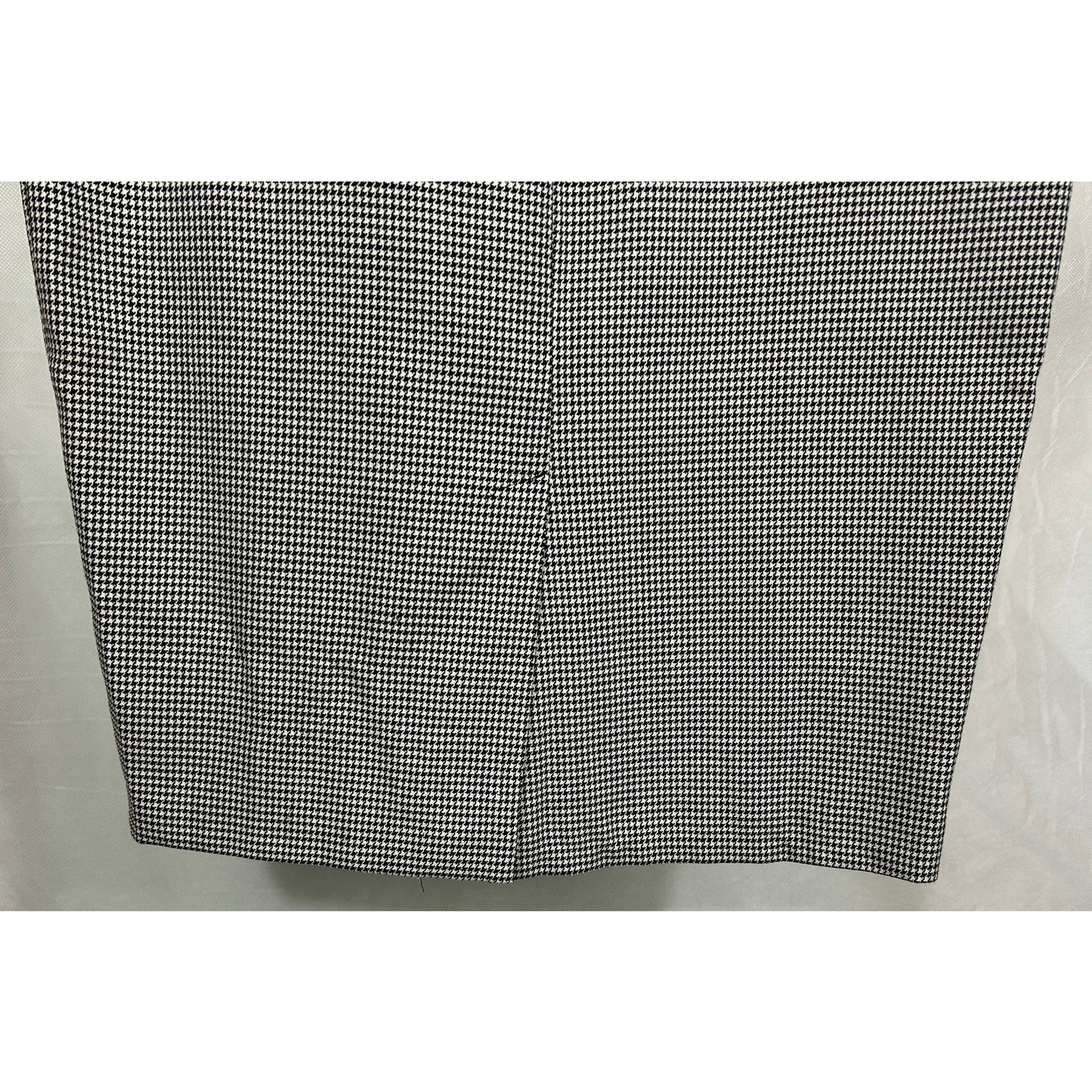 Michele Houndstooth Black Lined Sleeveless Dress, Size 6, Made in USA