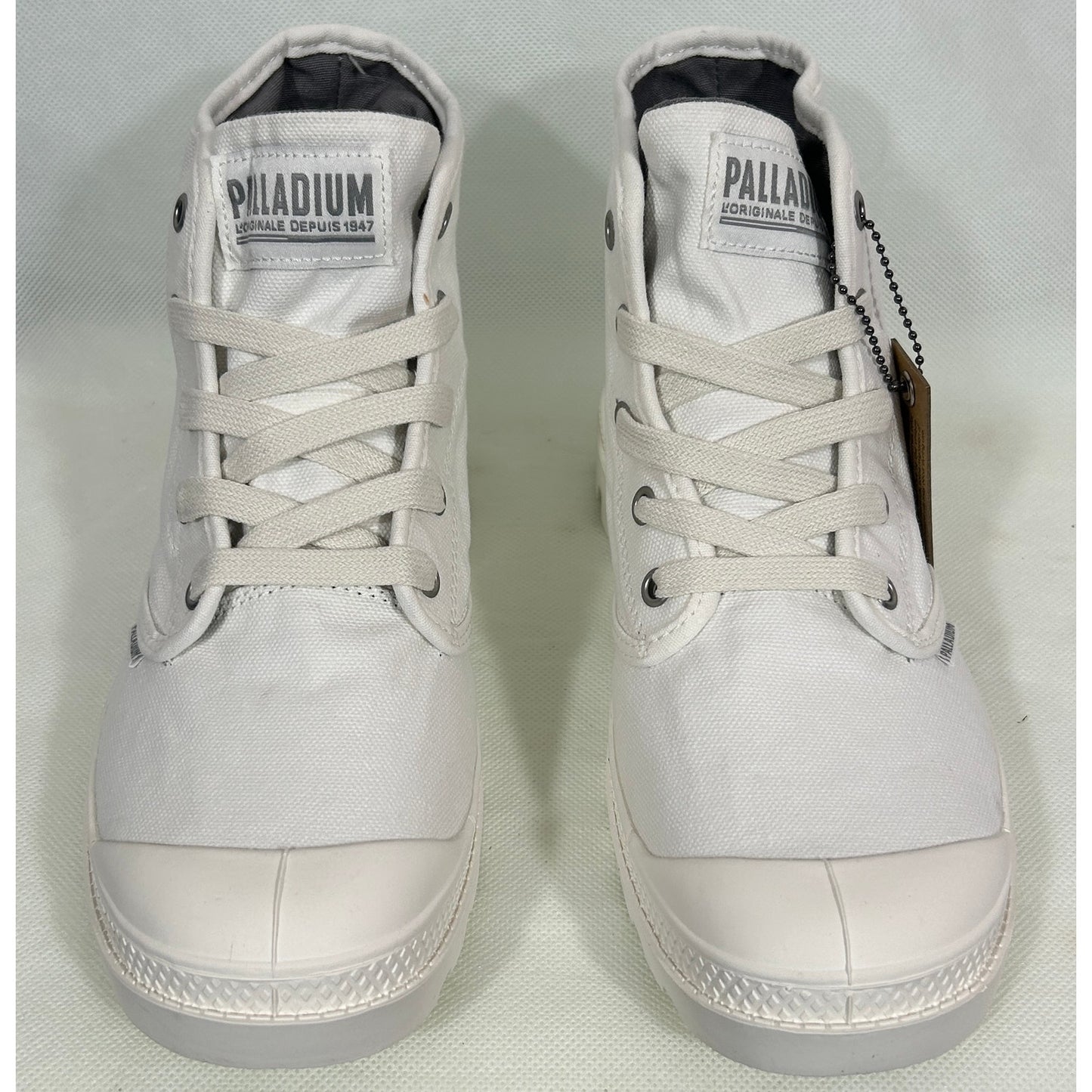 Palladium White Canvas High Top Sneakers Women’s Size 9.5