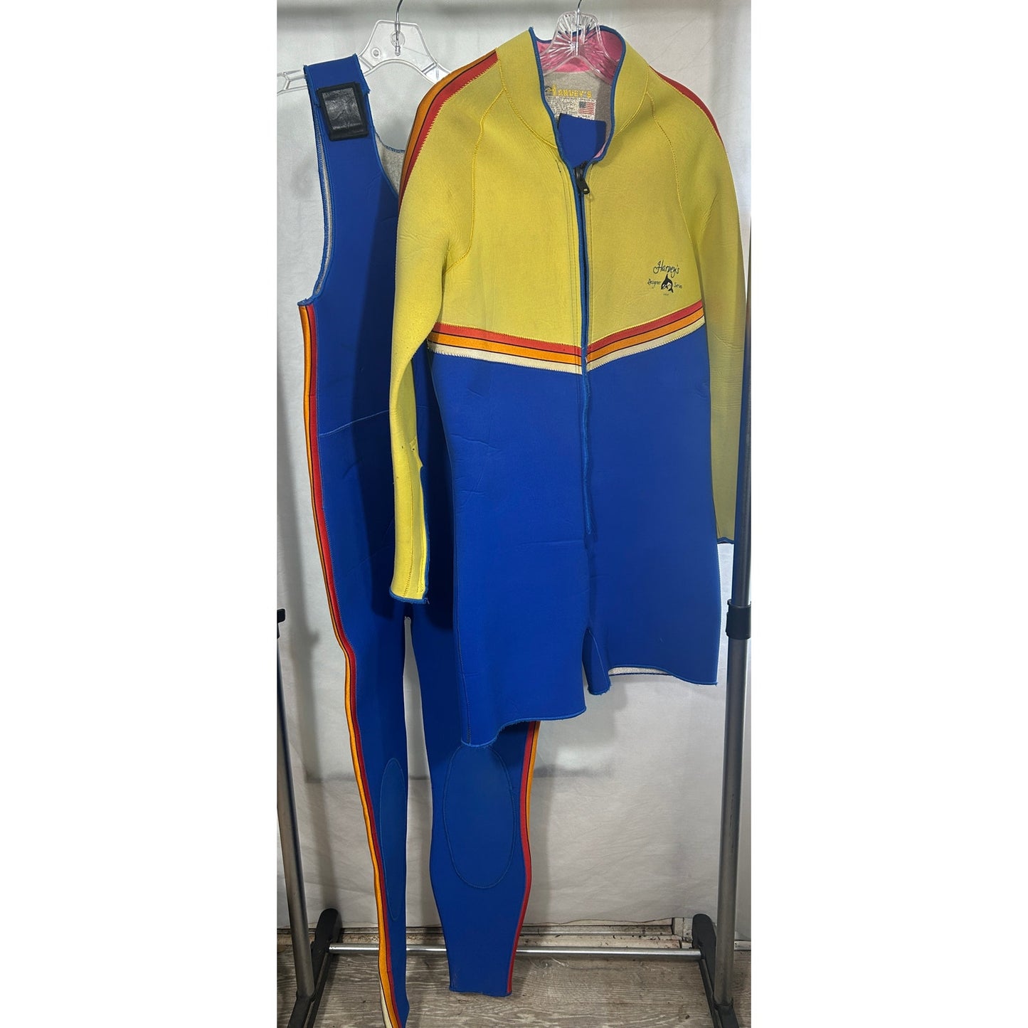 Vintage Harvey’s Designer Series Wetsuit 2-Piece Neoprene Scuba Surf Costume