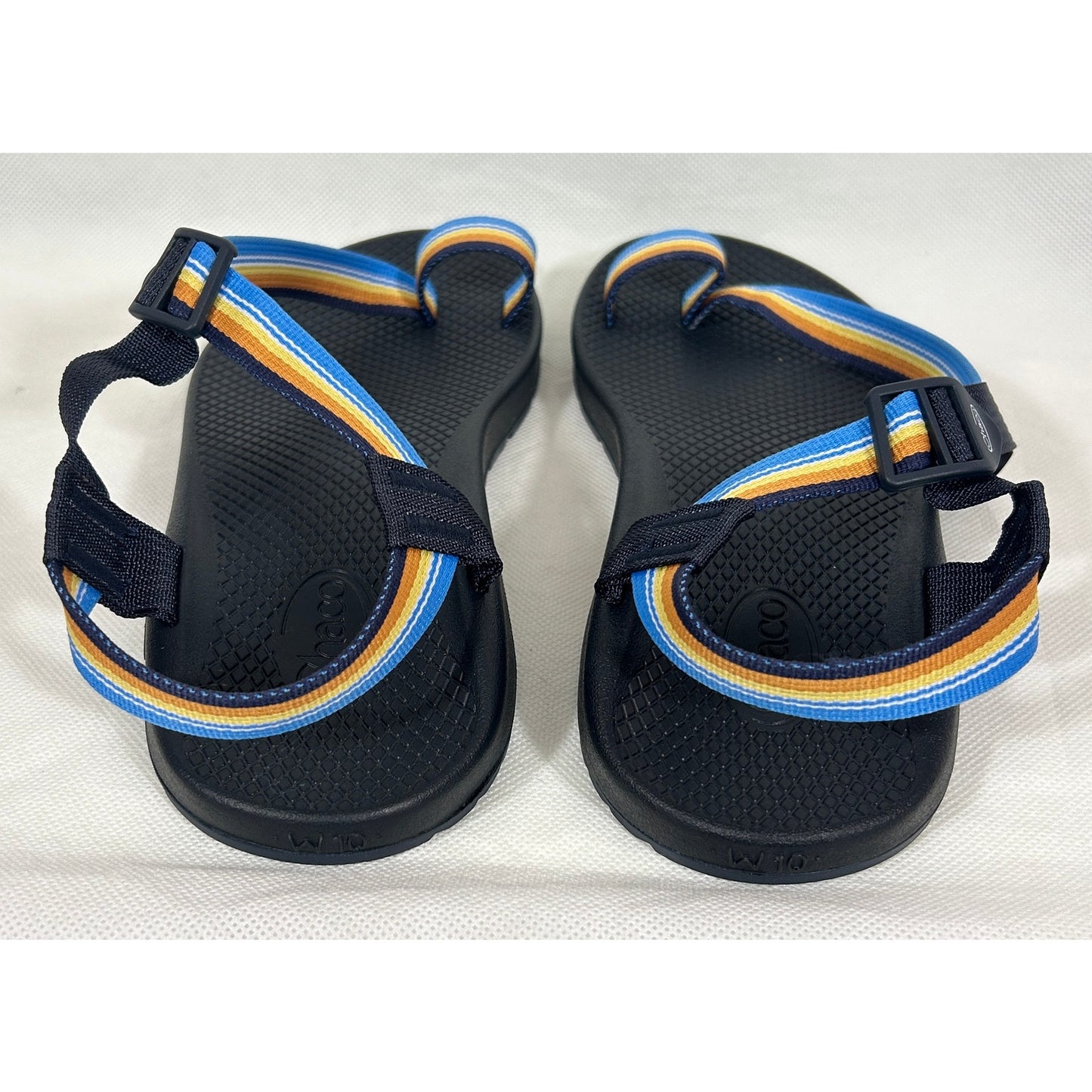Men’s Chaco Classic Toe‑Loop Sandals Size 10 Striped Webbing